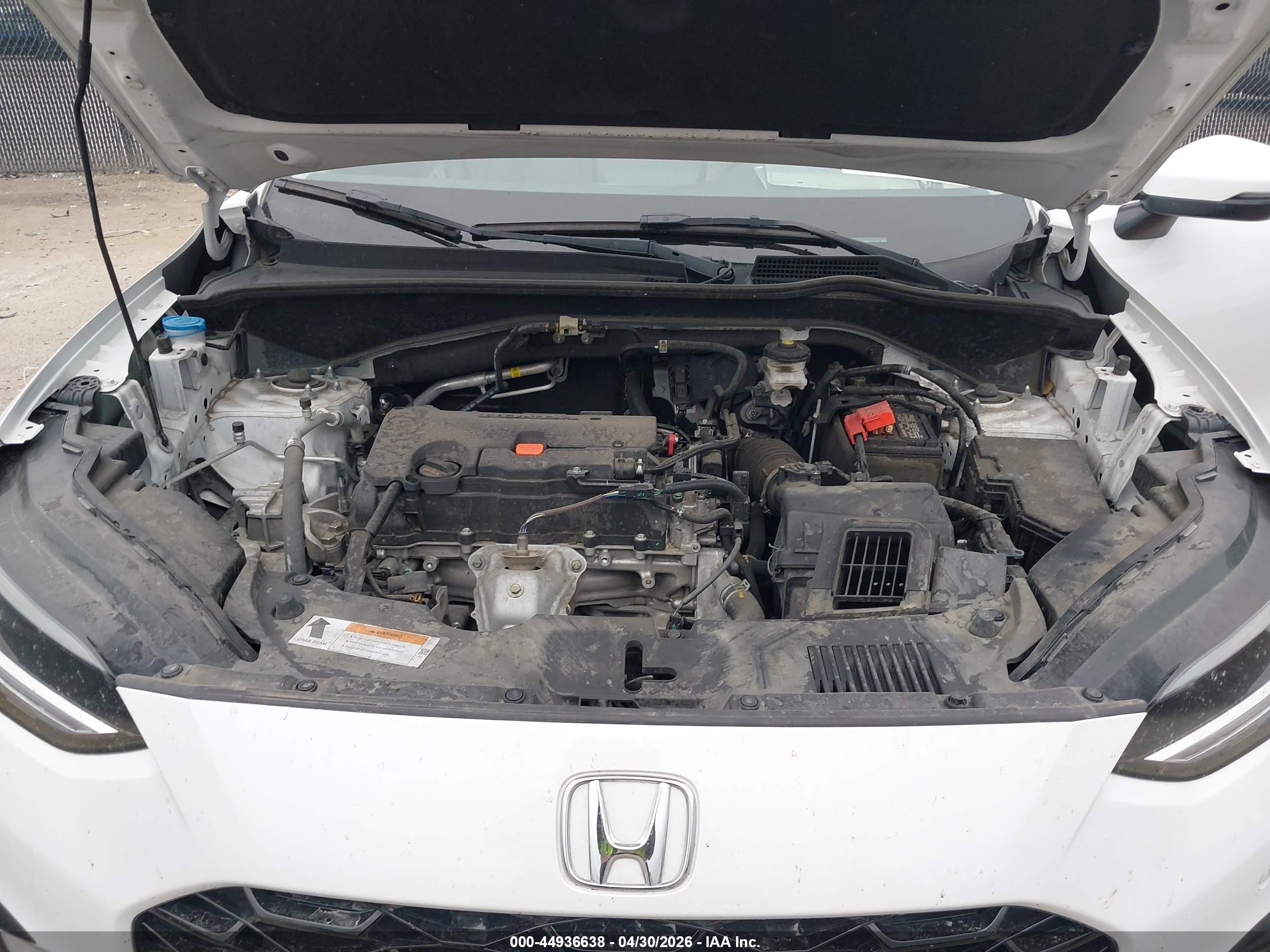 2023 Honda Hr-v 2wd Ex-l White vin: 3CZRZ1H7XPM727331