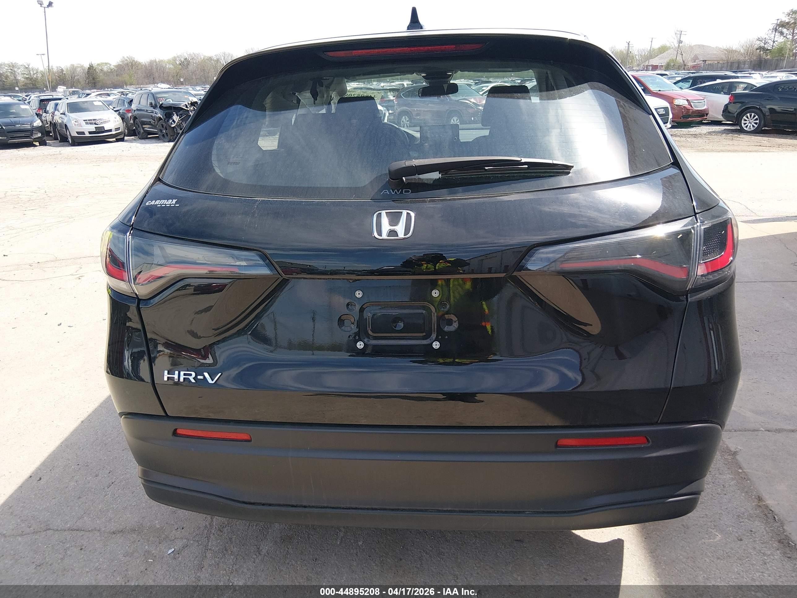 2023 Honda Hr-v Awd Lx Black vin: 3CZRZ2H30PM715689