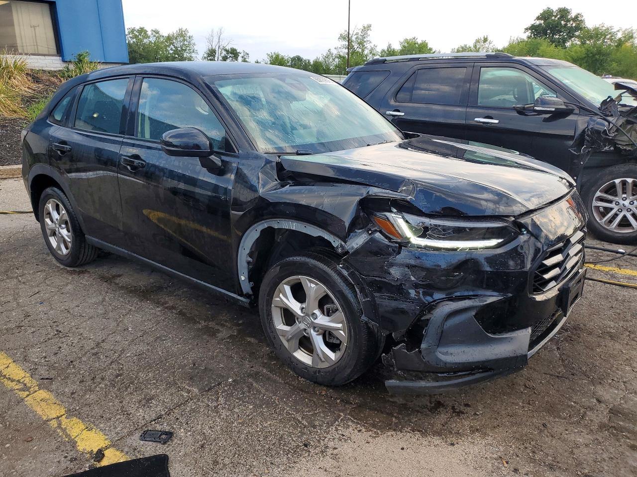 2023 Honda Hr-v Lx Black vin: 3CZRZ2H31PM740388