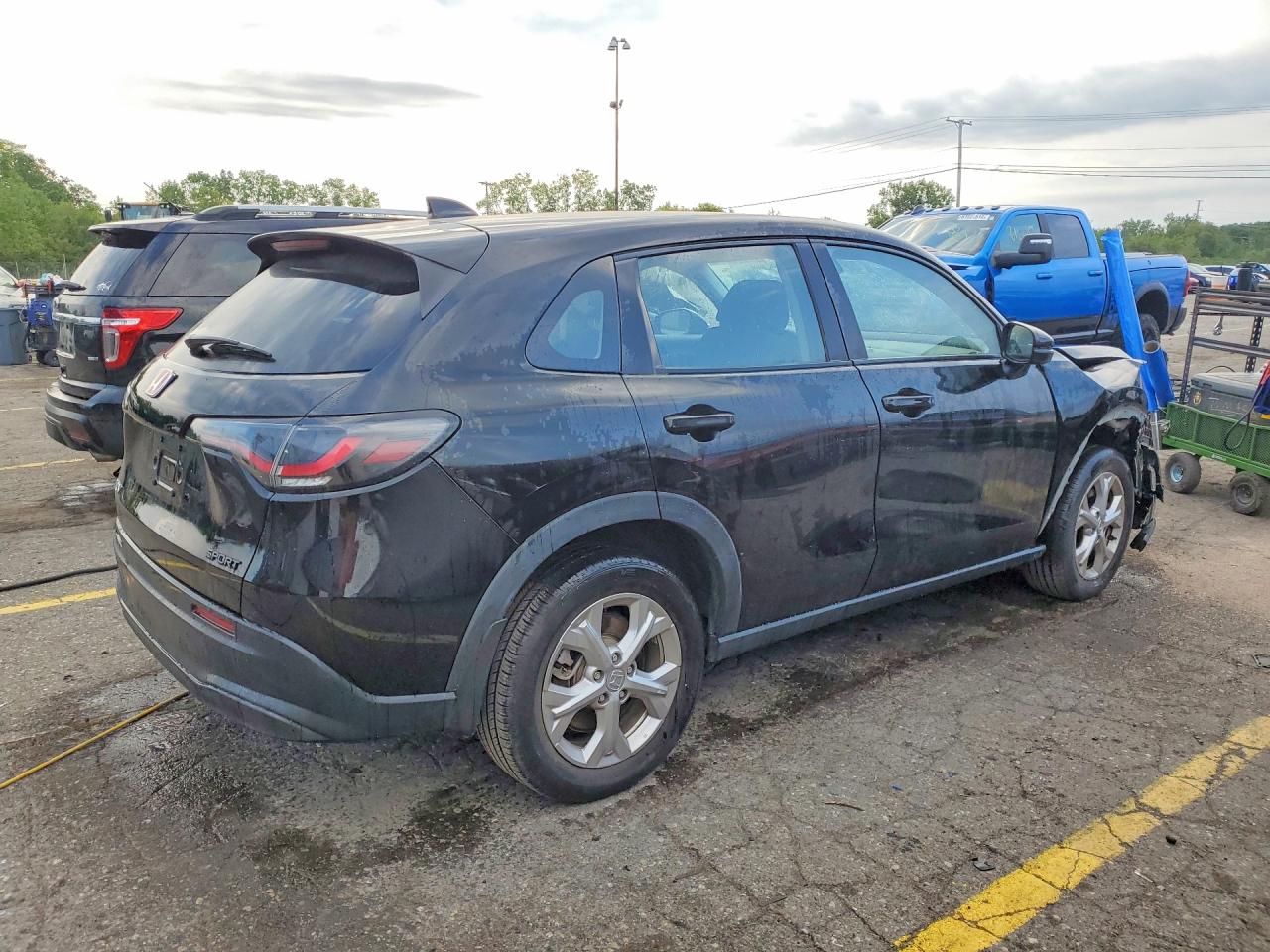 2023 Honda Hr-v Lx Black vin: 3CZRZ2H31PM740388