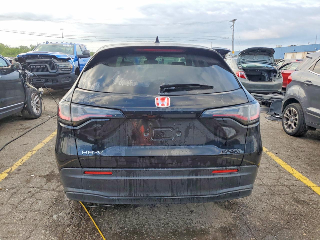 2023 Honda Hr-v Lx Black vin: 3CZRZ2H31PM740388