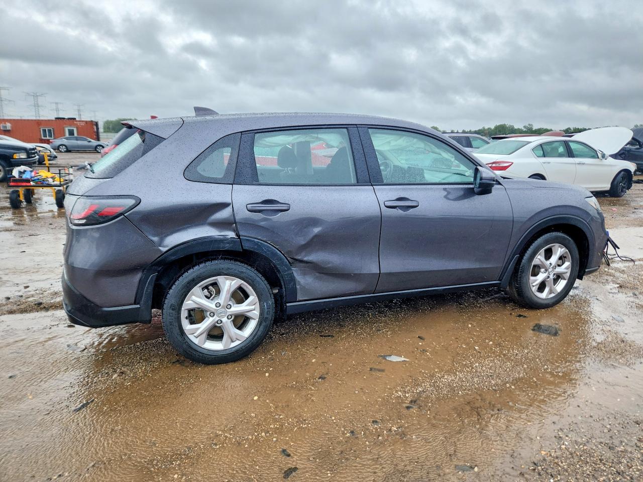 2024 Honda Hr-v Lx Серый vin: 3CZRZ2H31RM758697