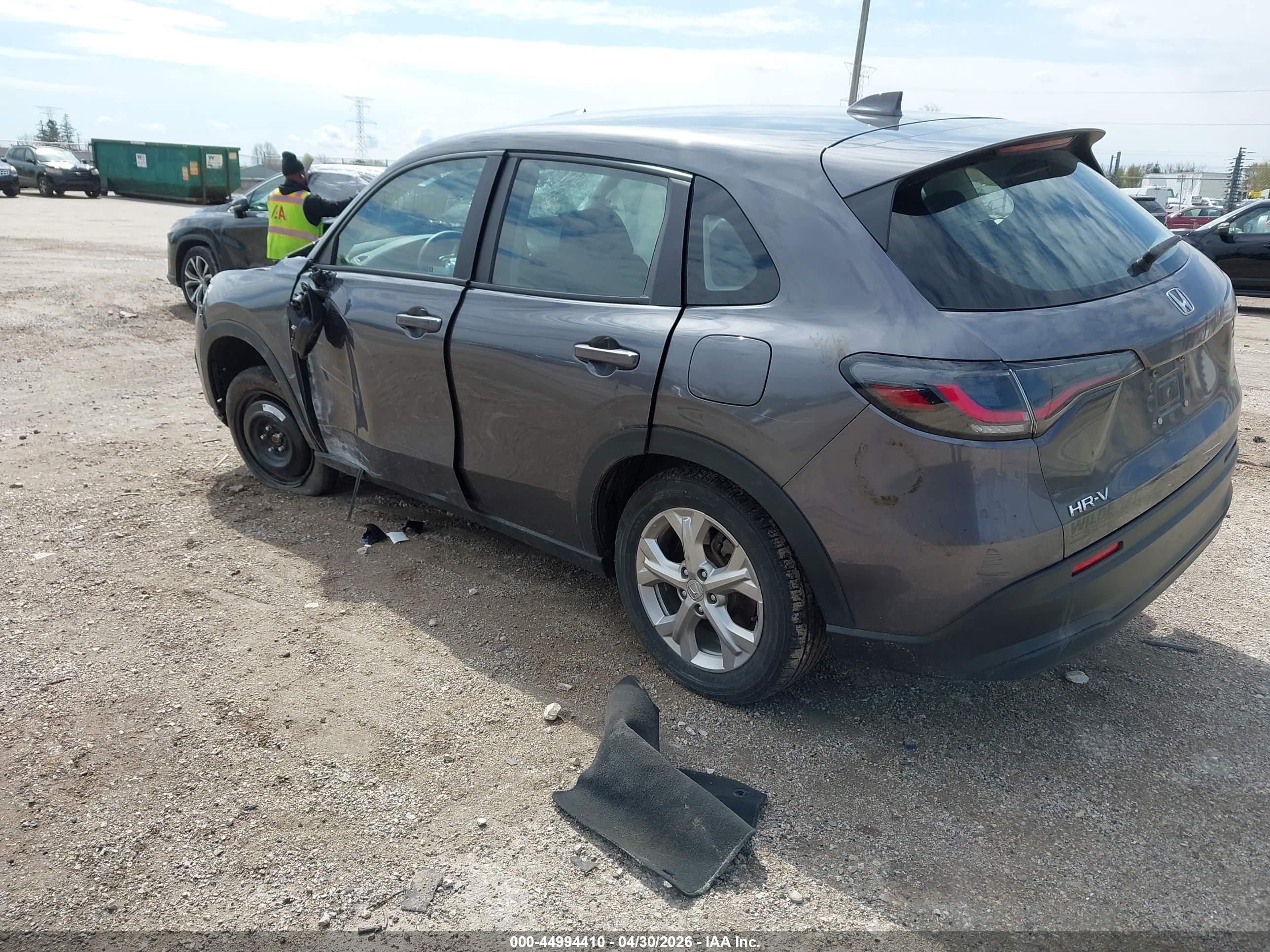 2023 Honda Hr-v Awd Lx Silver vin: 3CZRZ2H32PM744627