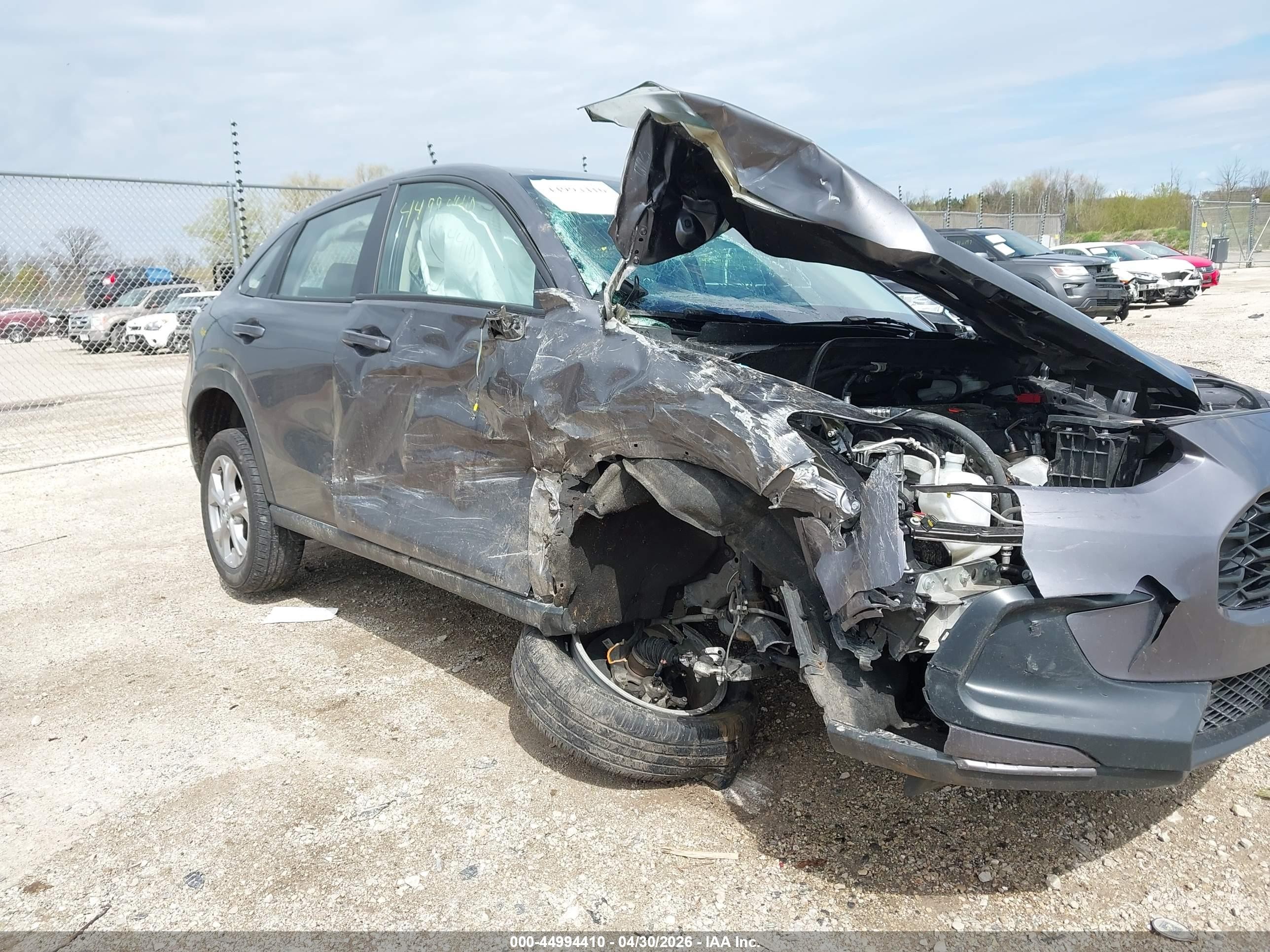 2023 Honda Hr-v Awd Lx Silver vin: 3CZRZ2H32PM744627