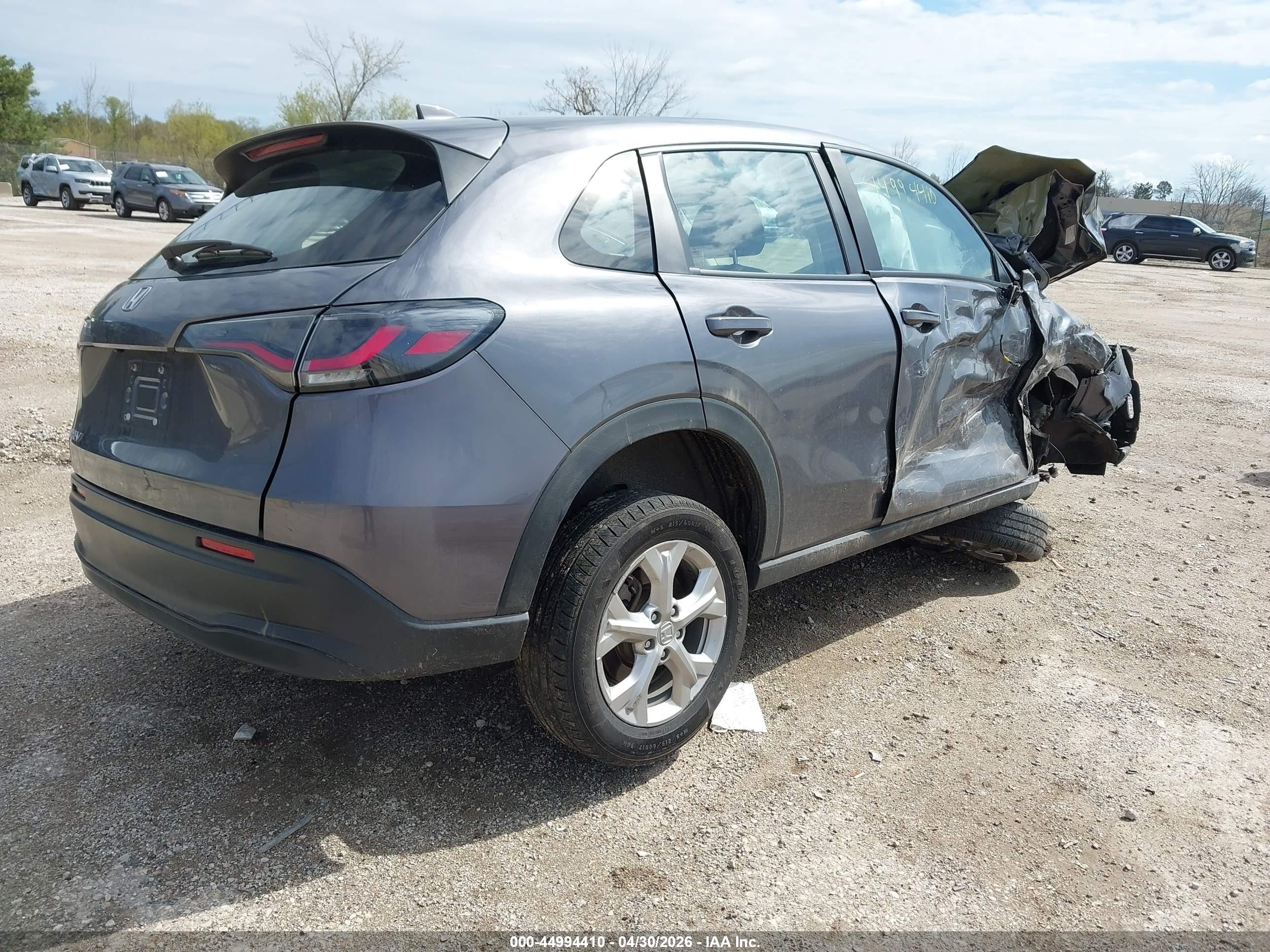 2023 Honda Hr-v Awd Lx Silver vin: 3CZRZ2H32PM744627