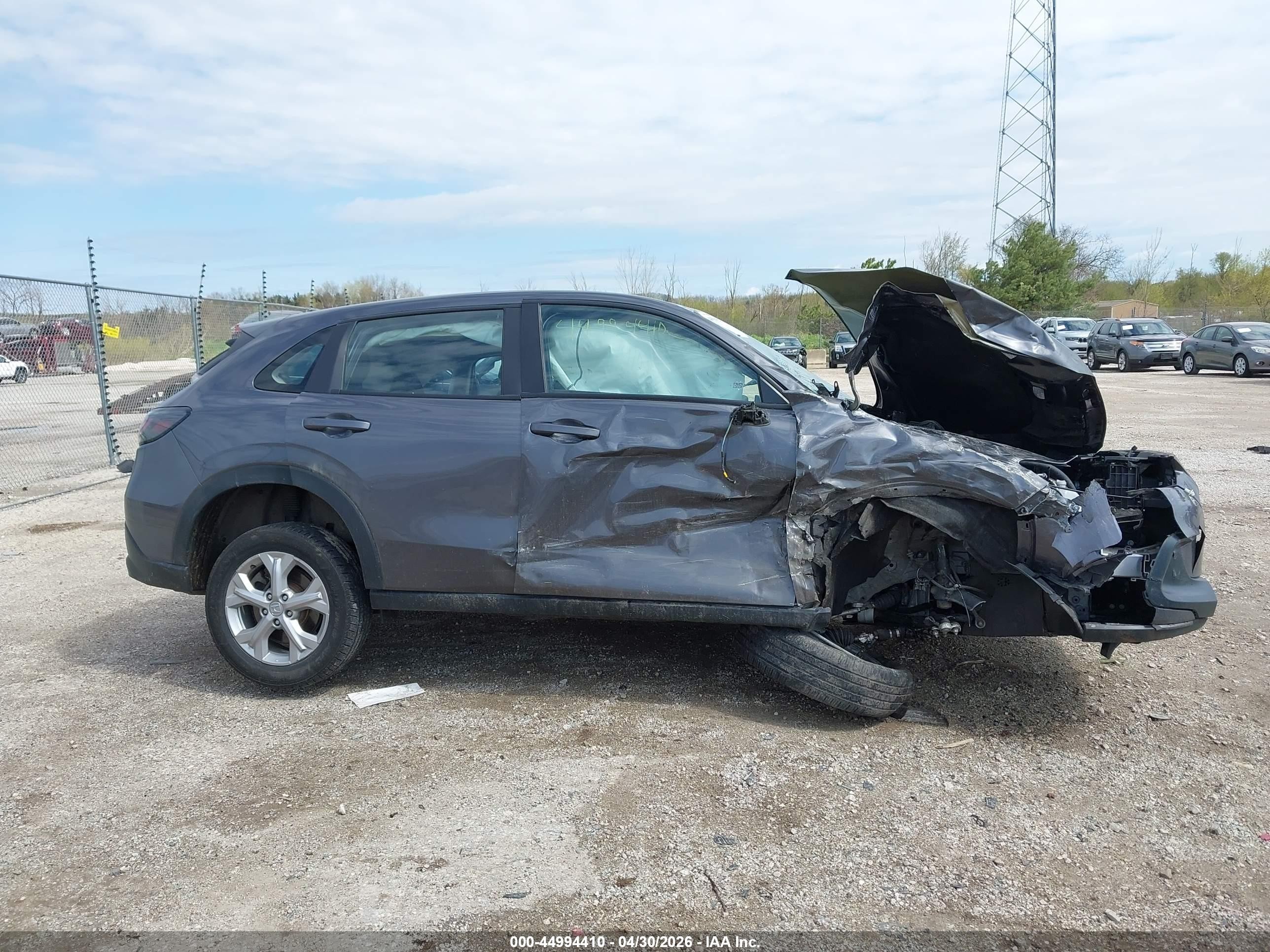 2023 Honda Hr-v Awd Lx Silver vin: 3CZRZ2H32PM744627