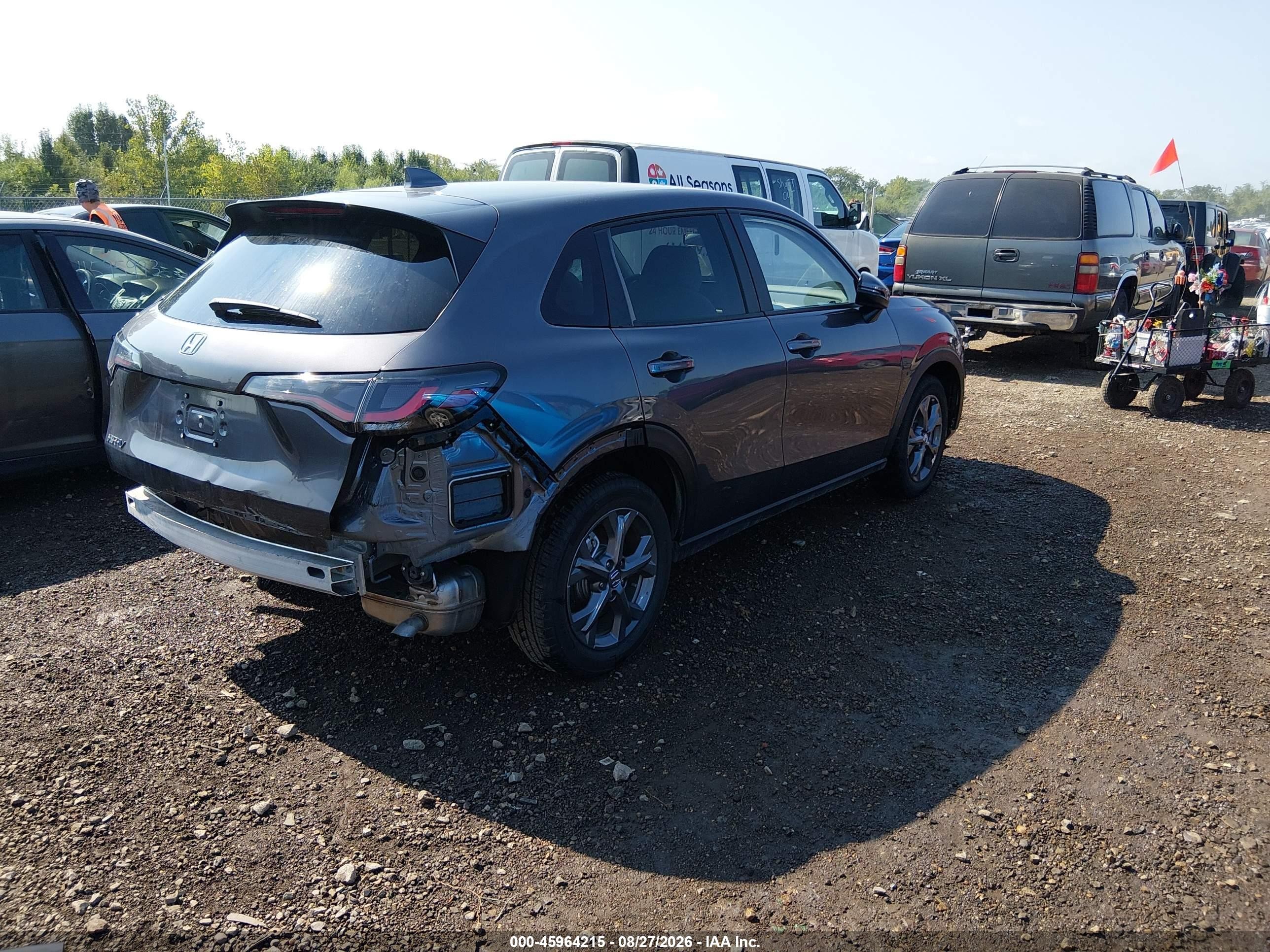 2026 Honda Hr-v Awd Lx Gray vin: 3CZRZ2H34TM703278