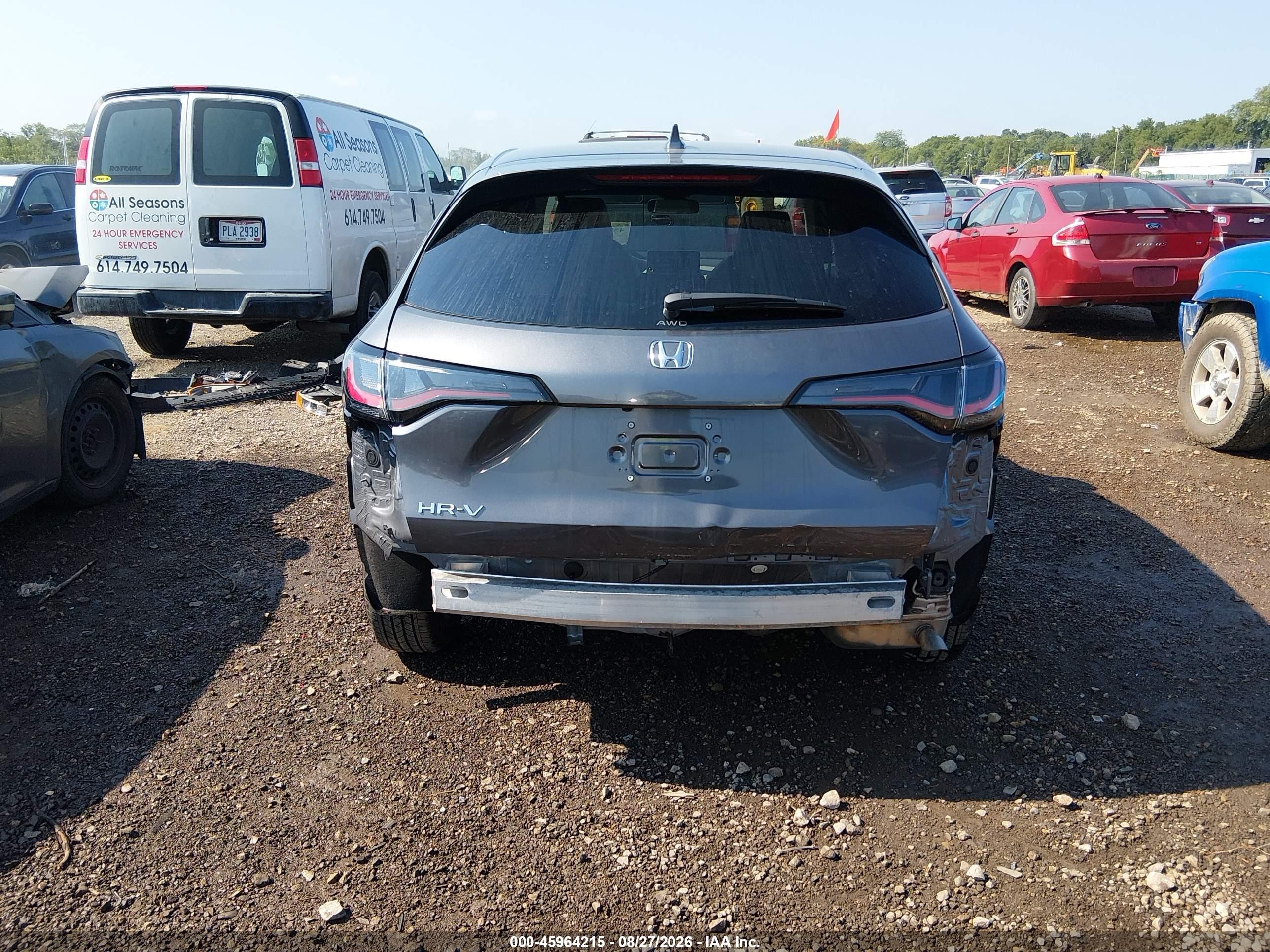 2026 Honda Hr-v Awd Lx Gray vin: 3CZRZ2H34TM703278