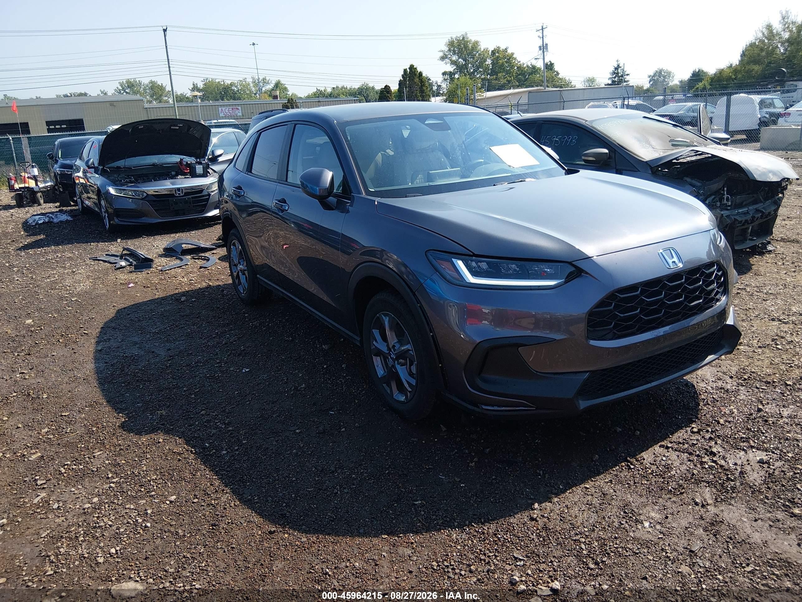 2026 Honda Hr-v Awd Lx Gray vin: 3CZRZ2H34TM703278