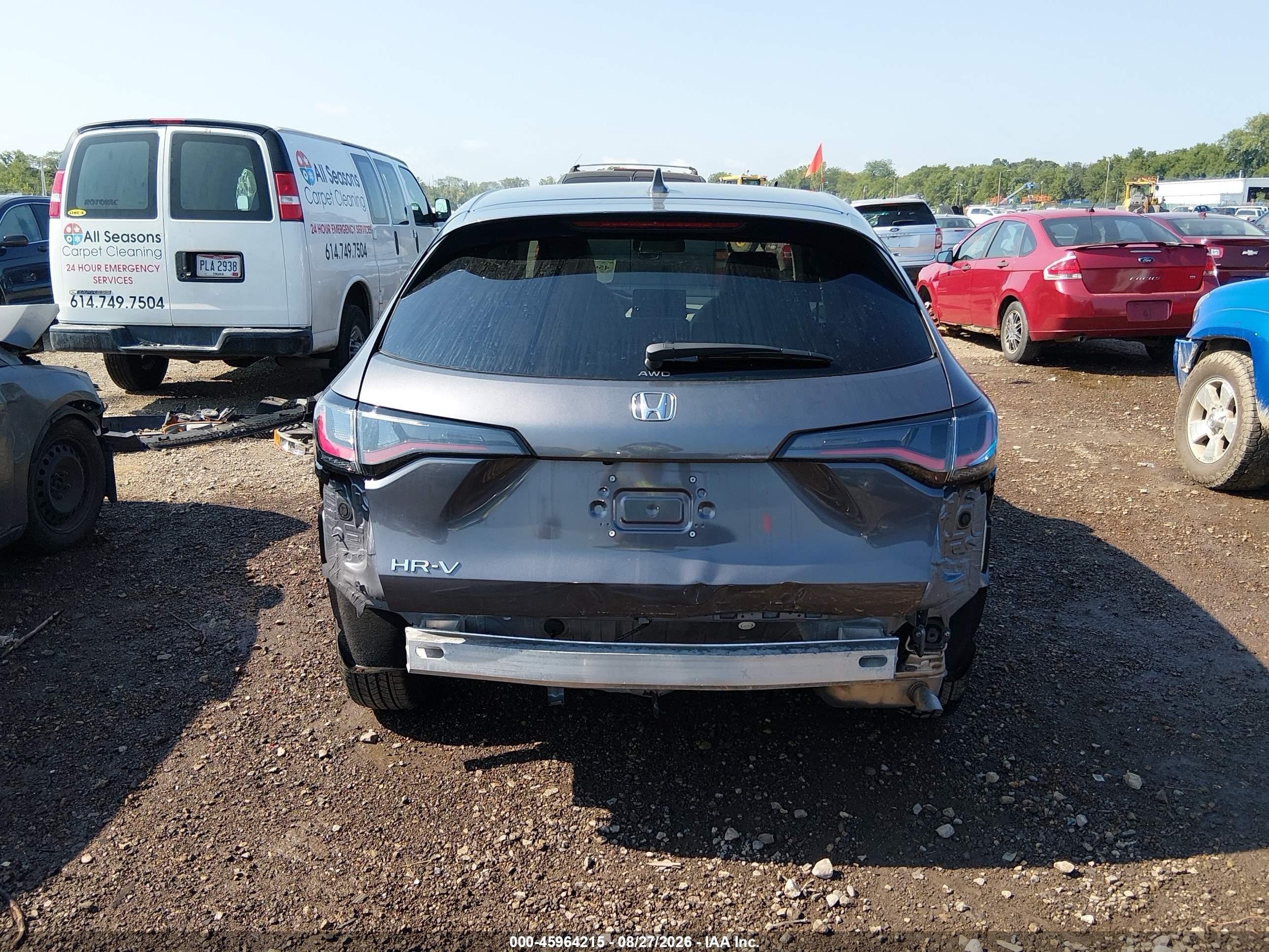 2026 Honda Hr-v Awd Lx Gray vin: 3CZRZ2H34TM703278