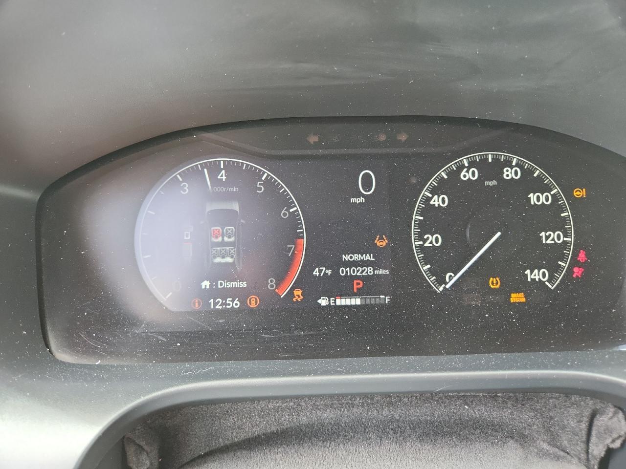 2024 Honda Hr-v Lx Серый vin: 3CZRZ2H37RM739510 Damage: Warning Light - Brakes, On, Unacceptable
