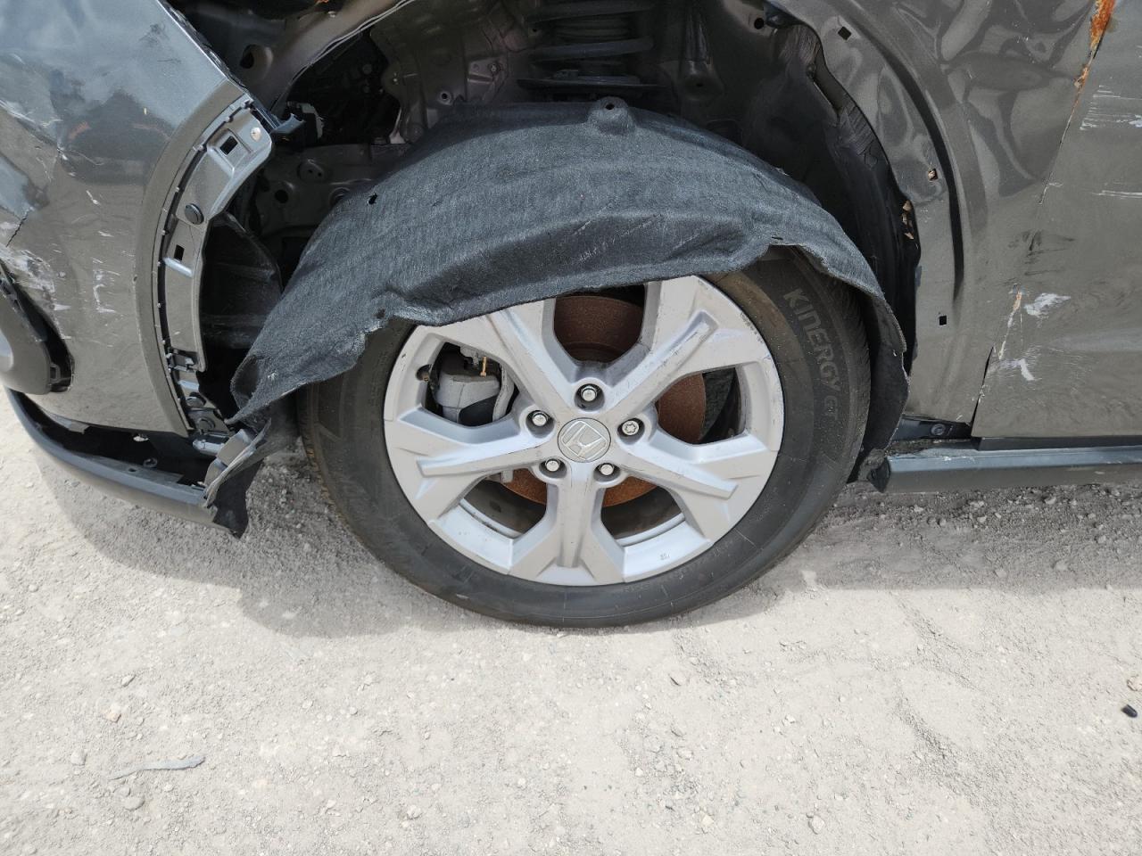 2024 Honda Hr-v Lx Серый vin: 3CZRZ2H37RM739510 Damage: Left Front Wheel, Curb Rash, 6 To 7 Inches