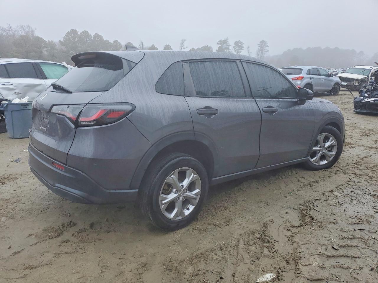 2023 Honda Hr-v Lx Gray vin: 3CZRZ2H3XPM704537