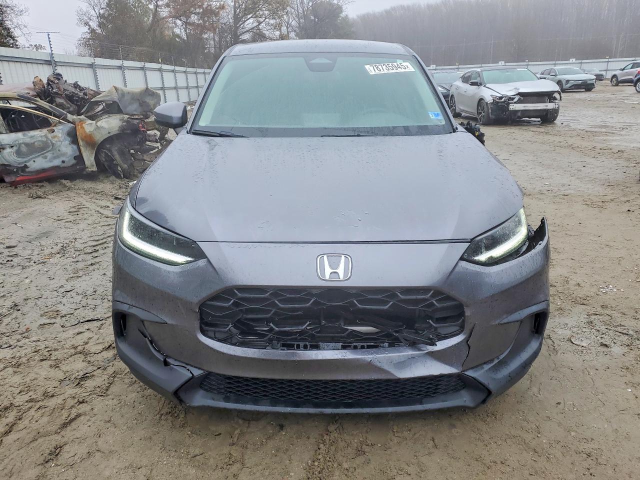2023 Honda Hr-v Lx Gray vin: 3CZRZ2H3XPM704537