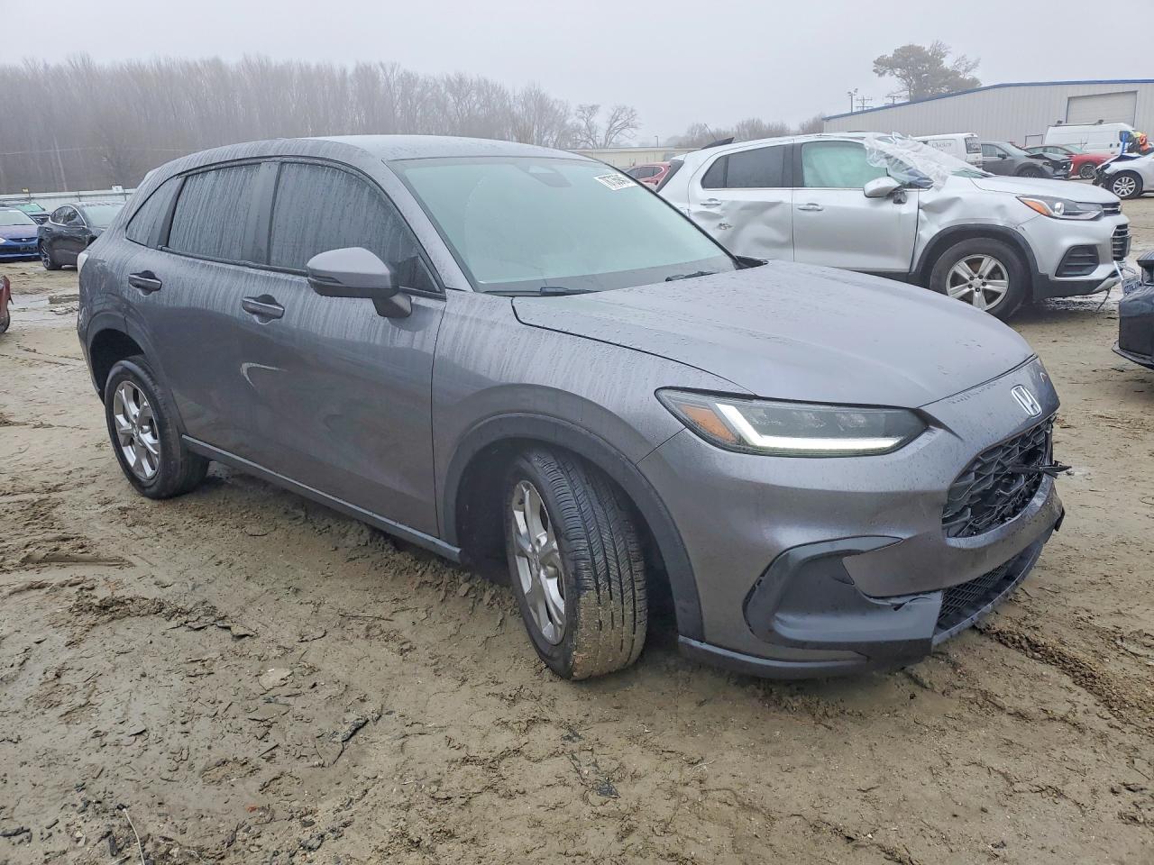 2023 Honda Hr-v Lx Gray vin: 3CZRZ2H3XPM704537
