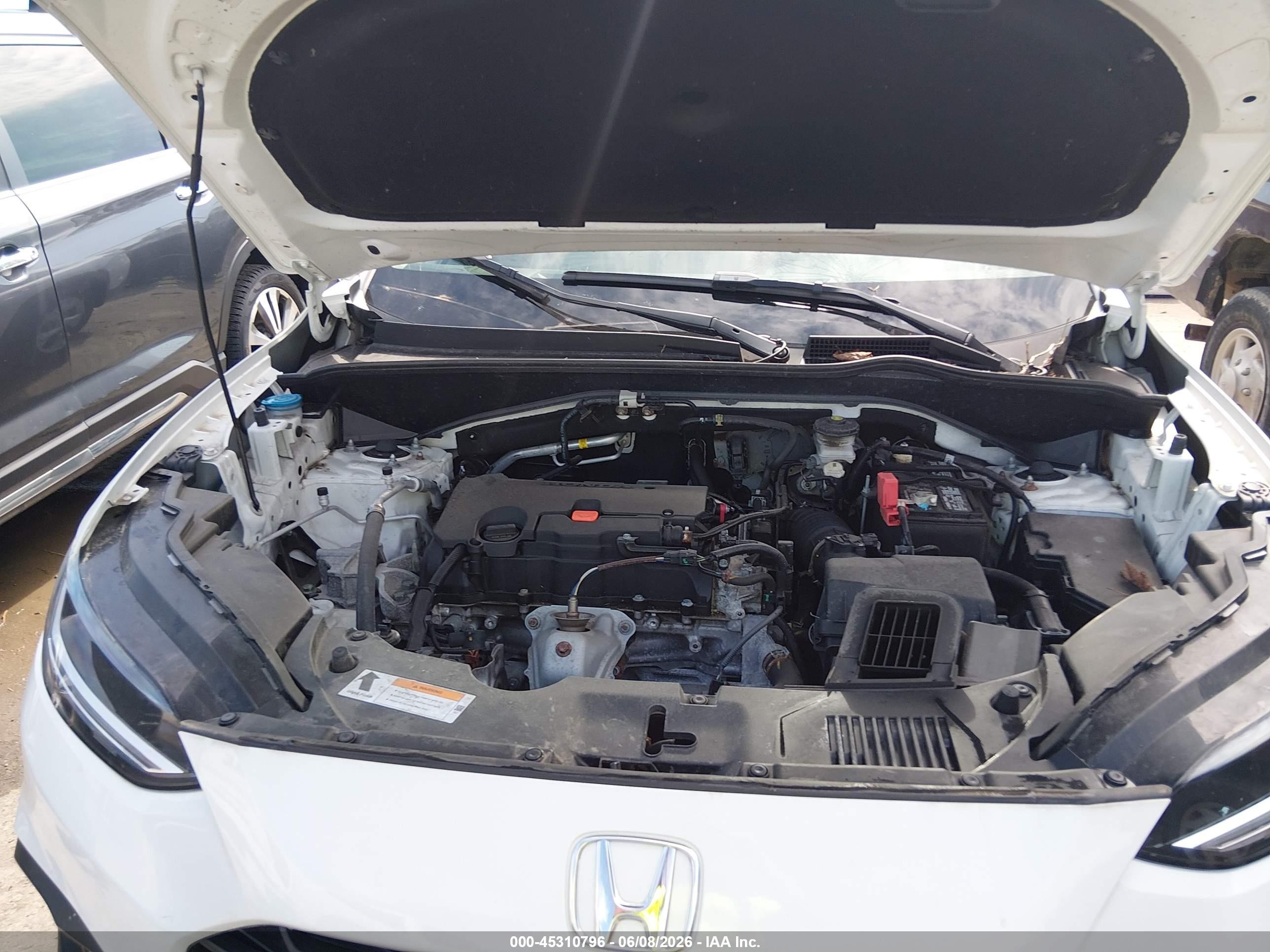 2023 Honda Hr-v Awd Lx White vin: 3CZRZ2H3XPM717451