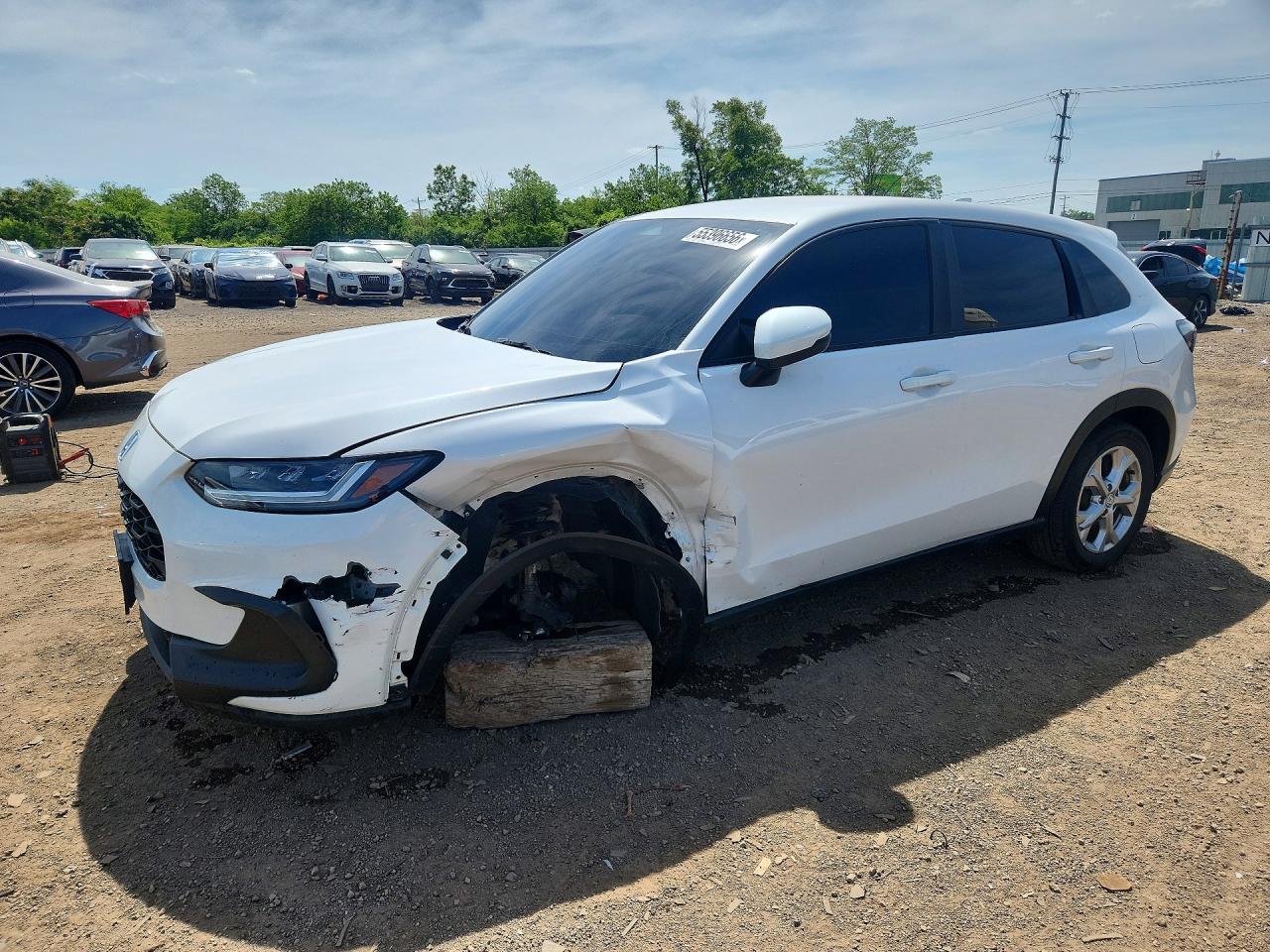 2024 Honda Hr-v Lx White vin: 3CZRZ2H3XRM781265