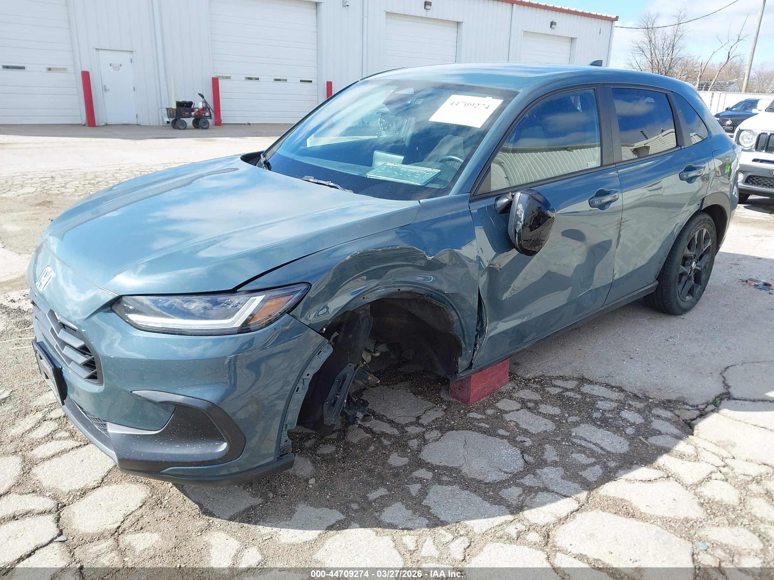 2023 Honda Hr-v Awd Sport Green vin: 3CZRZ2H51PM704783