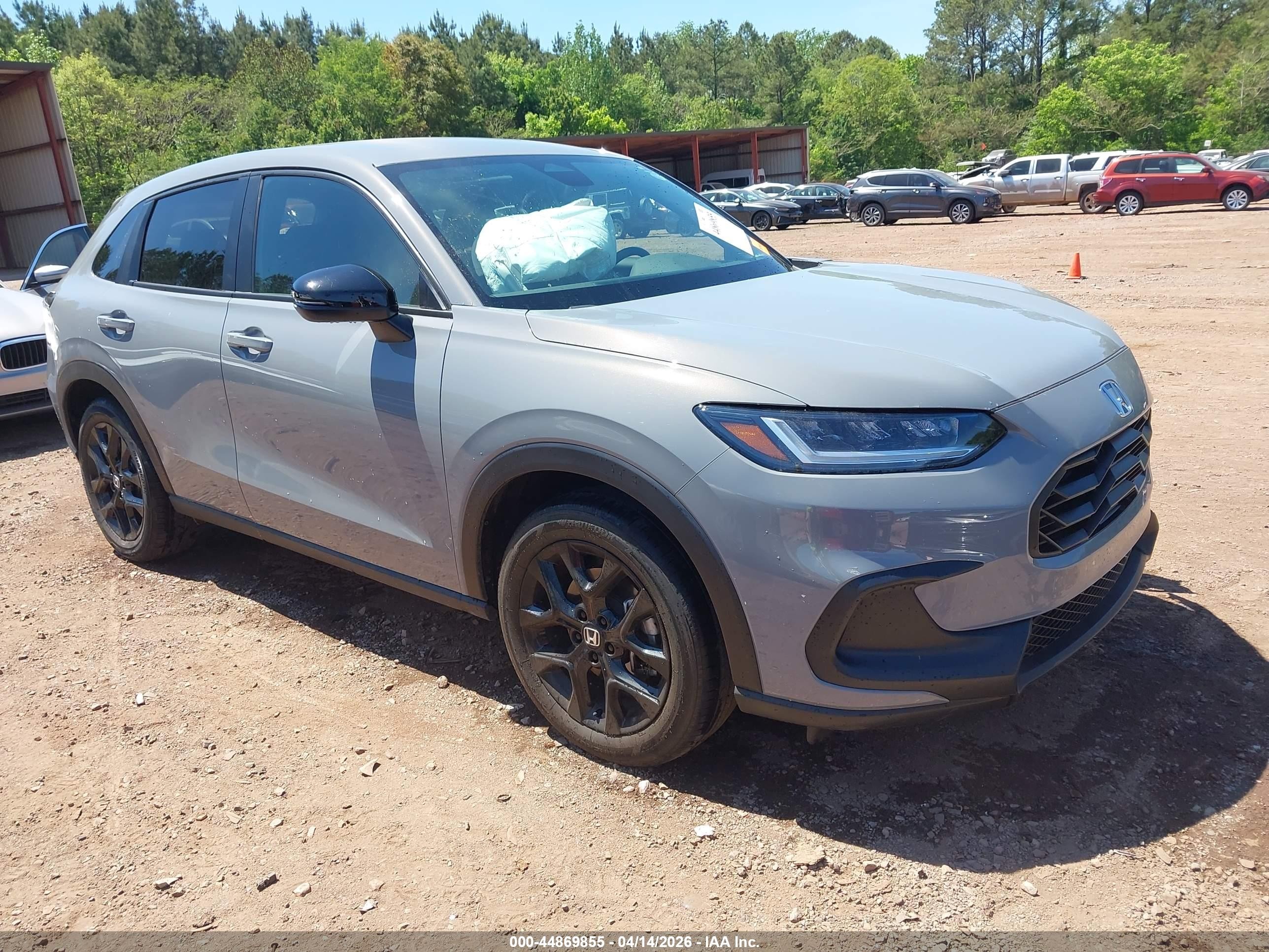 2024 Honda Hr-v Awd Sport/awd Sport W/o Bsi Серый vin: 3CZRZ2H51RM771001