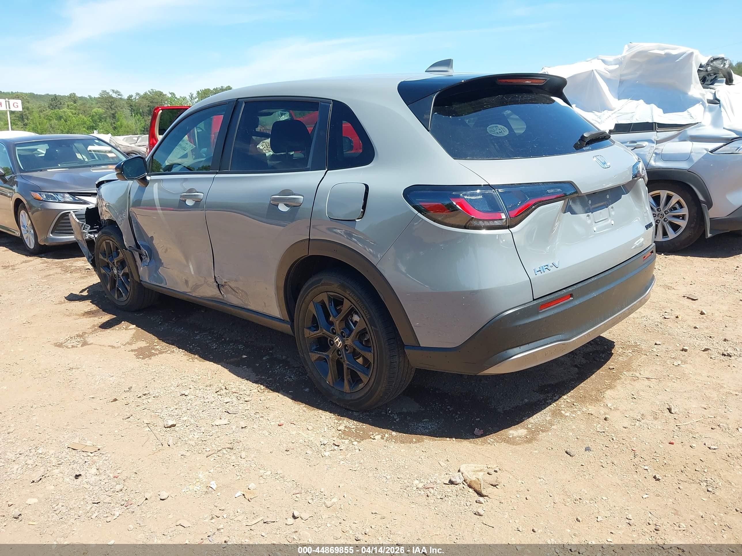 2024 Honda Hr-v Awd Sport/awd Sport W/o Bsi Серый vin: 3CZRZ2H51RM771001