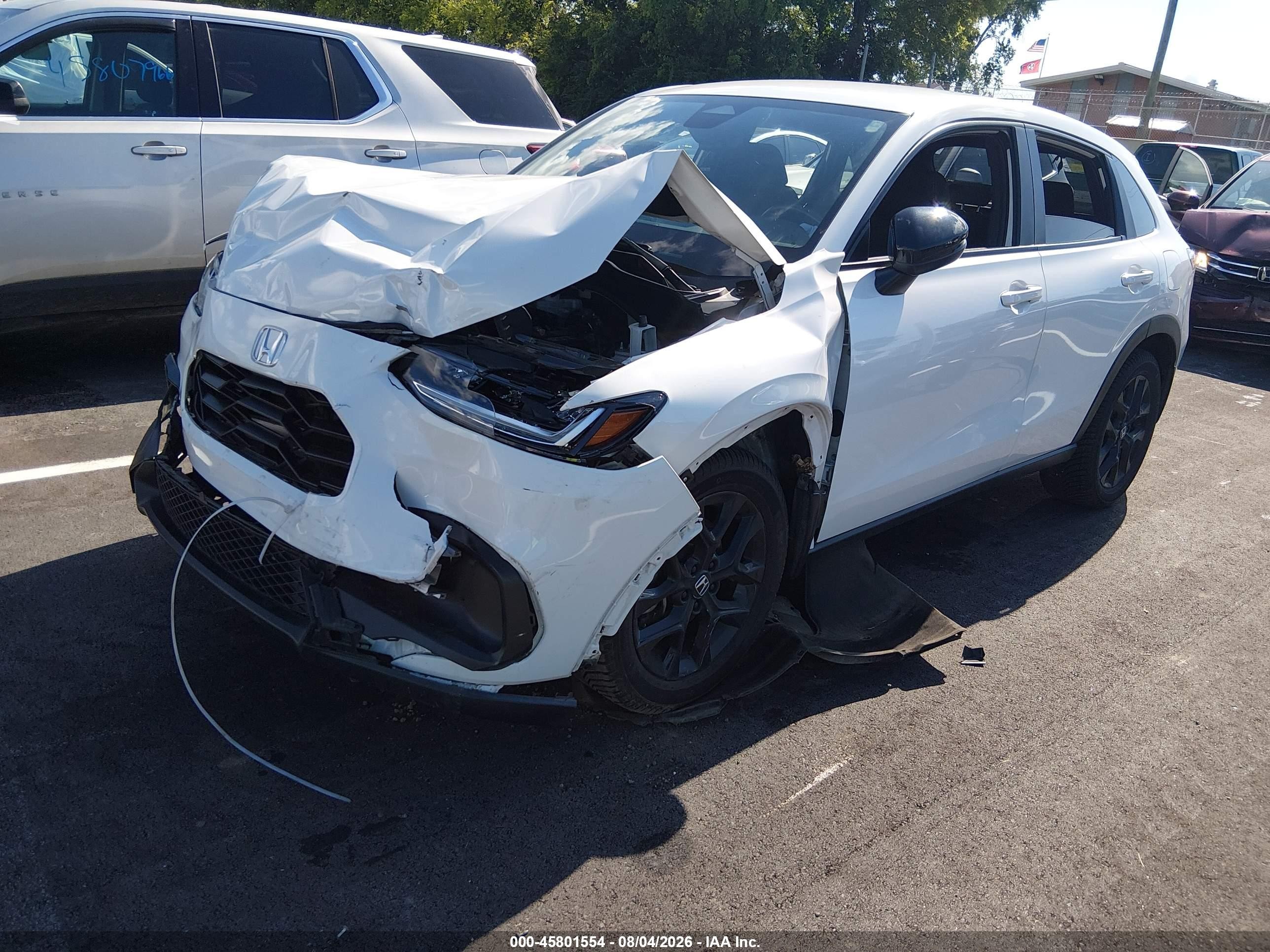 2023 Honda Hr-v Awd Sport White vin: 3CZRZ2H52PM713508