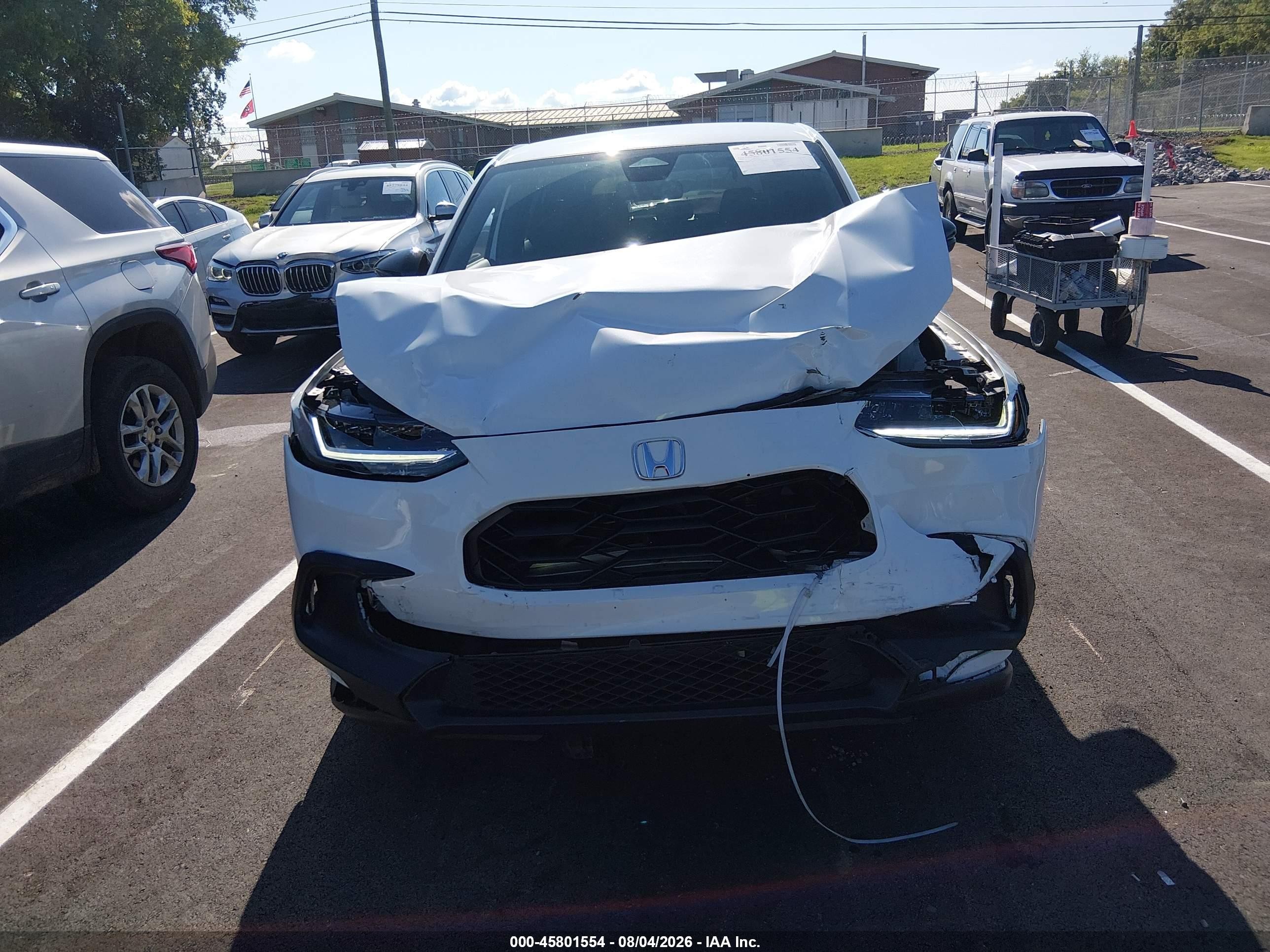 2023 Honda Hr-v Awd Sport White vin: 3CZRZ2H52PM713508
