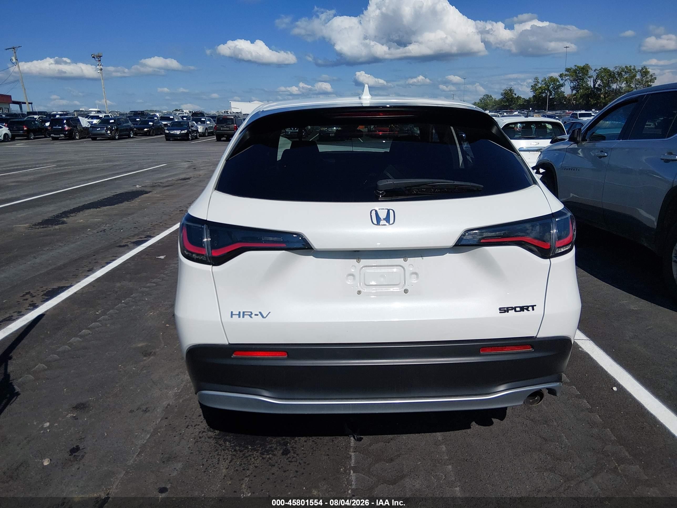 2023 Honda Hr-v Awd Sport White vin: 3CZRZ2H52PM713508