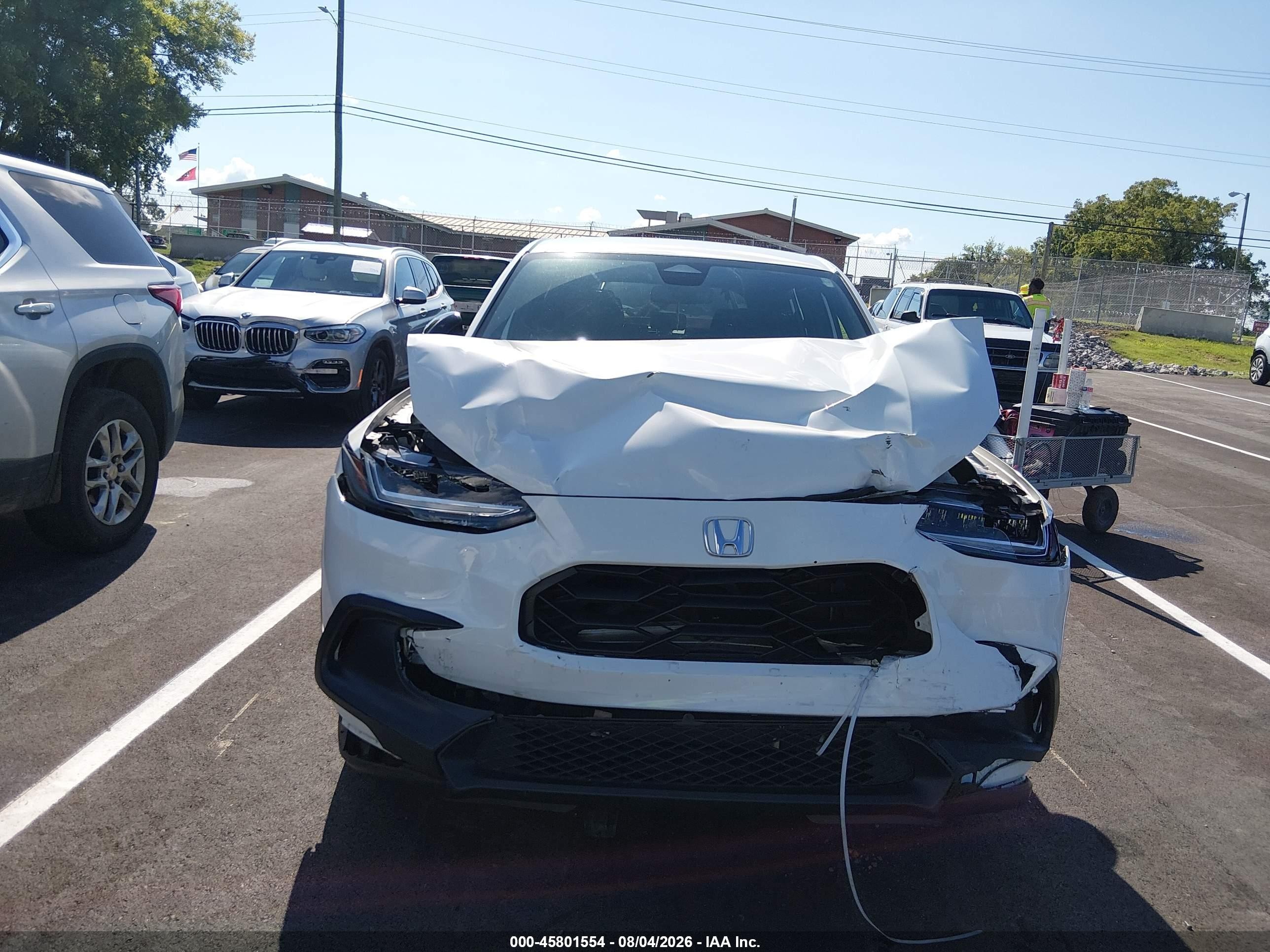 2023 Honda Hr-v Awd Sport White vin: 3CZRZ2H52PM713508