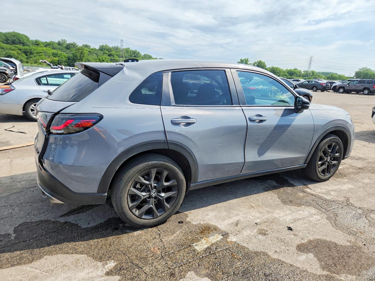 2024 Honda Hr-v Sport Gray vin: 3CZRZ2H52RM747886