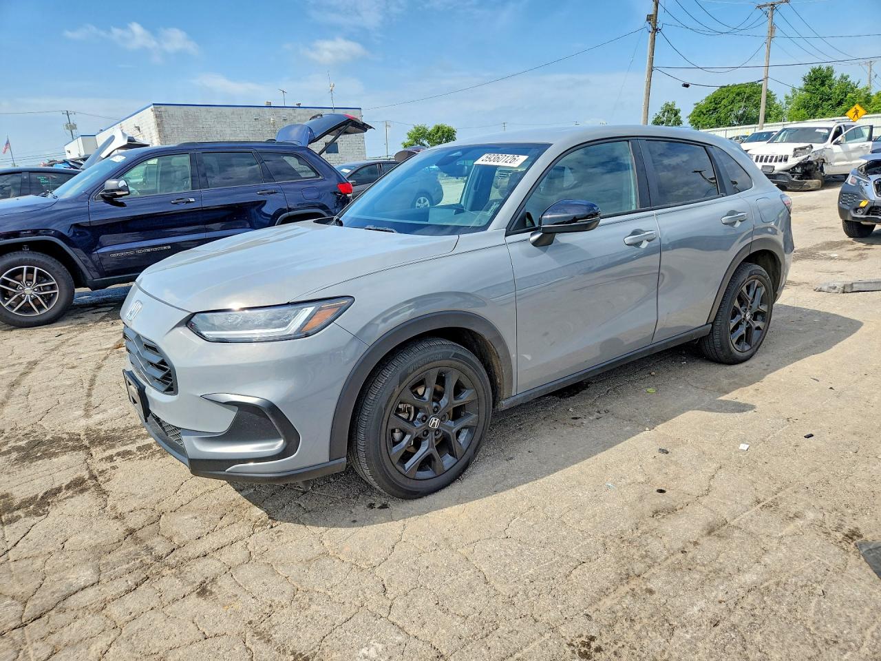 2024 Honda Hr-v Sport Gray vin: 3CZRZ2H52RM747886