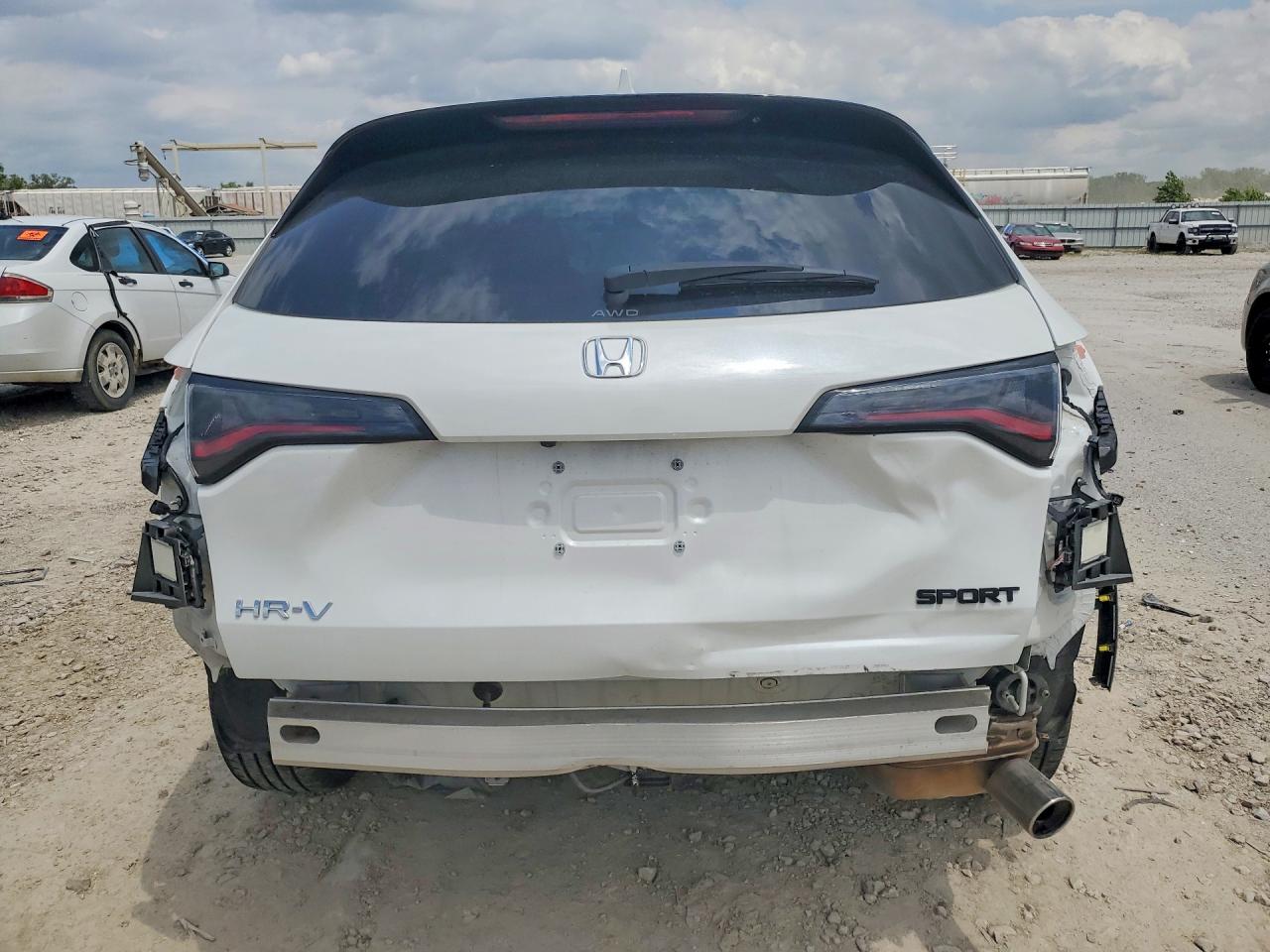 2024 Honda Hr-v Sport White vin: 3CZRZ2H52RM758578