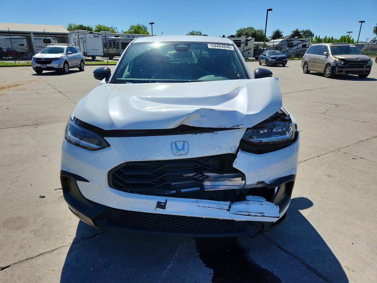2024 Honda Hr-v Sport White vin: 3CZRZ2H55RM708466