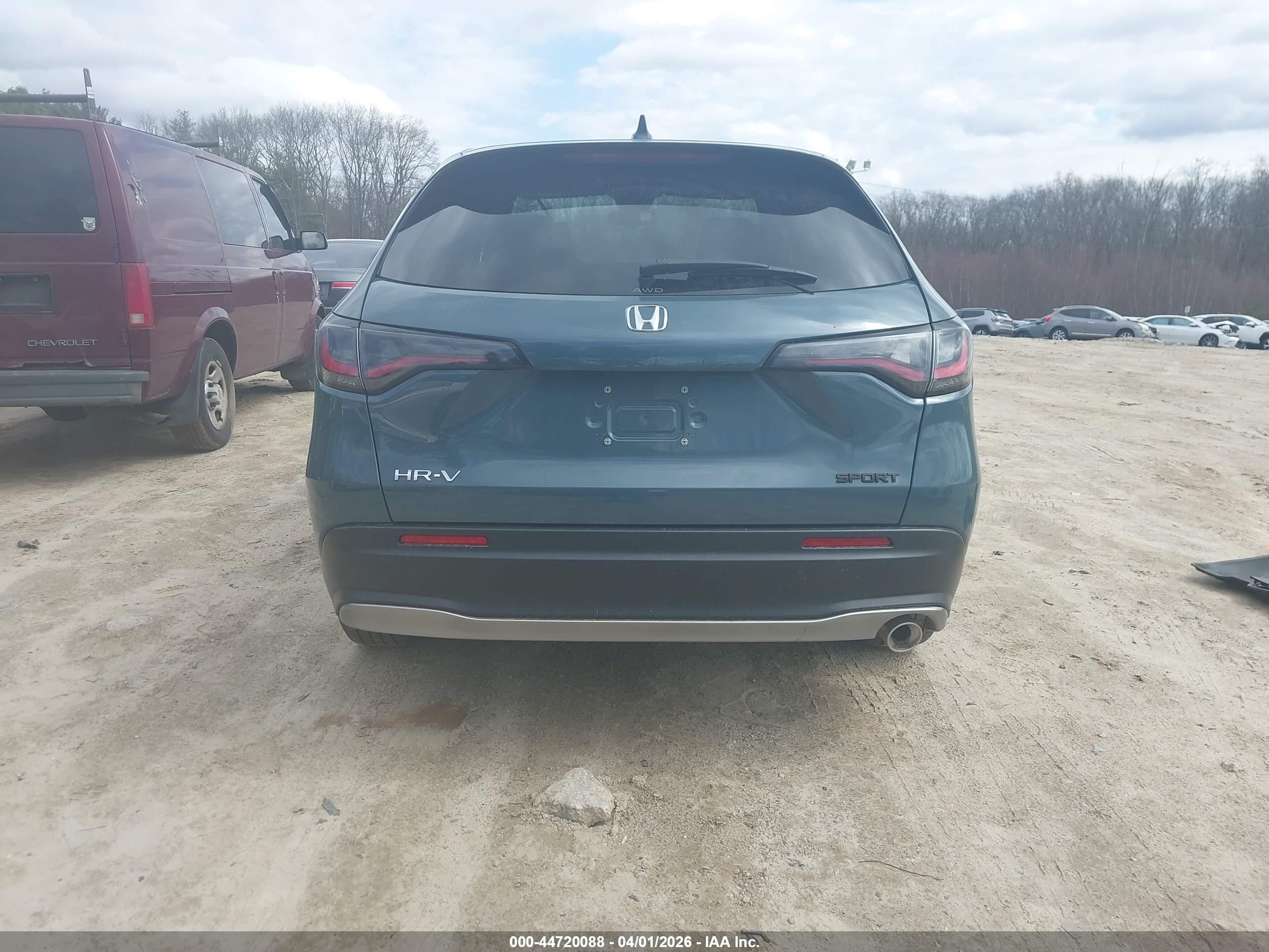 2024 Honda Hr-v Awd Sport/awd Sport W/o Bsi Blue vin: 3CZRZ2H55RM720570