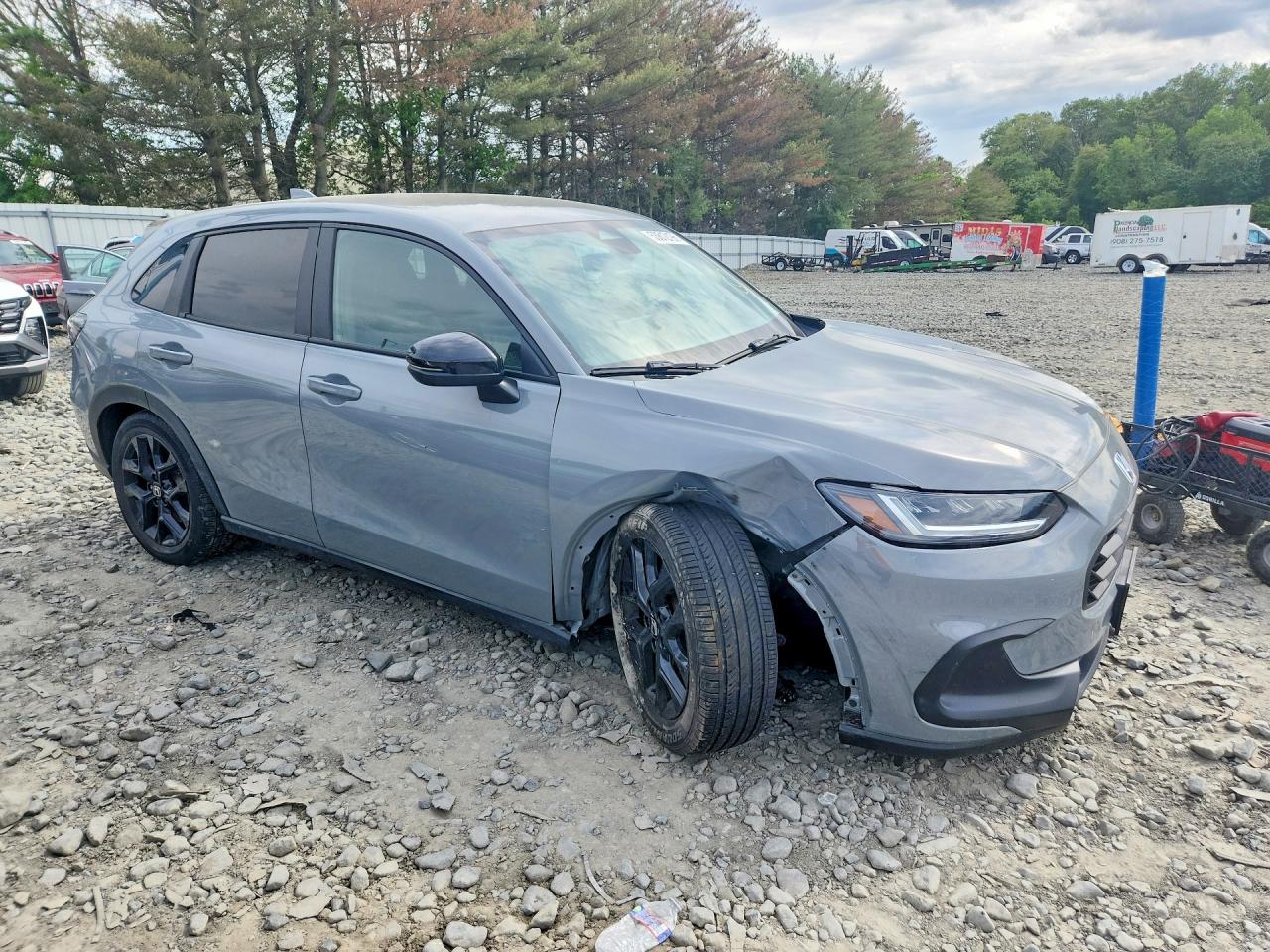 2024 Honda Hr-v Sport Gray vin: 3CZRZ2H55RM775293