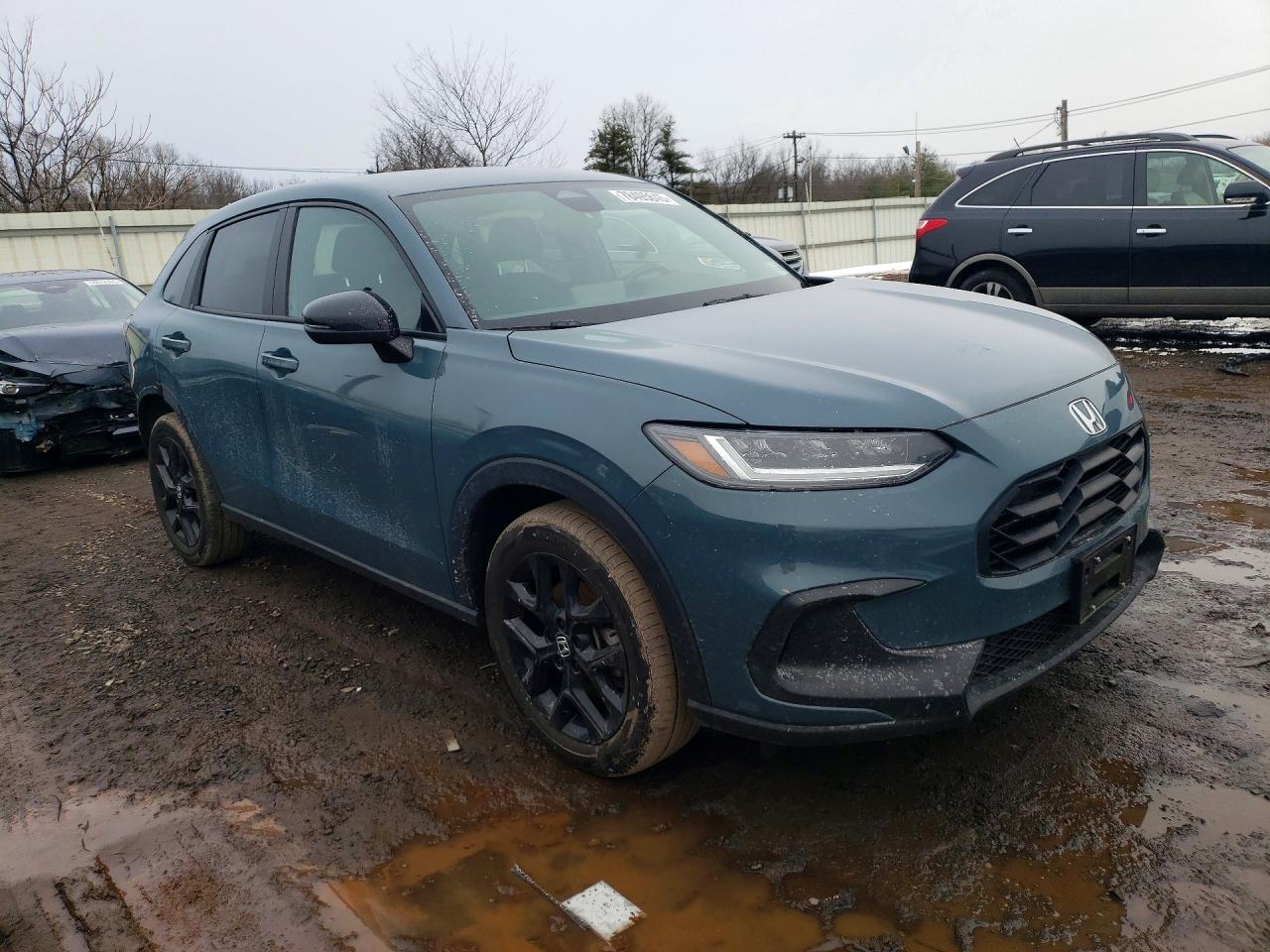 2024 Honda Hr-v Sport Gray vin: 3CZRZ2H56RM708427