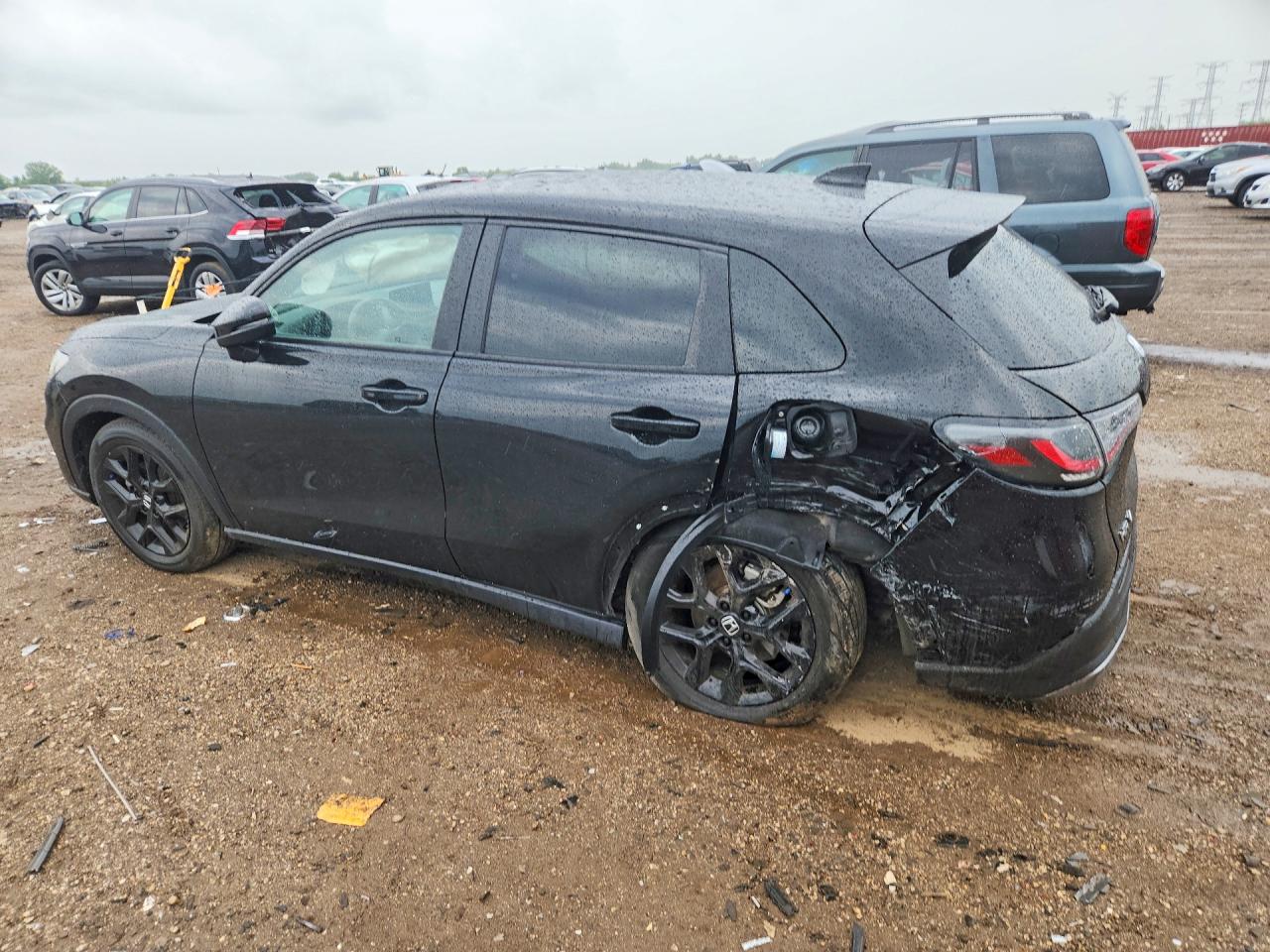 2024 Honda Hr-v Sport Black vin: 3CZRZ2H56RM783242