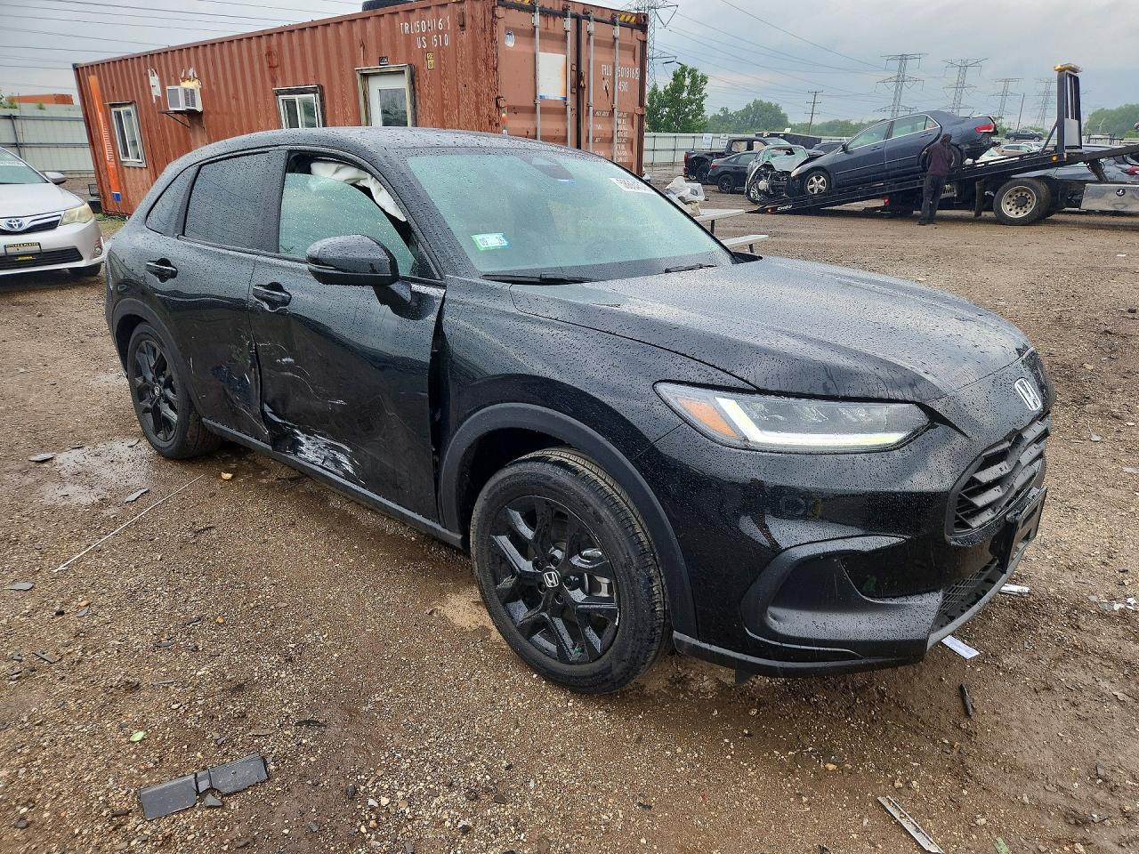 2024 Honda Hr-v Sport Black vin: 3CZRZ2H56RM783242