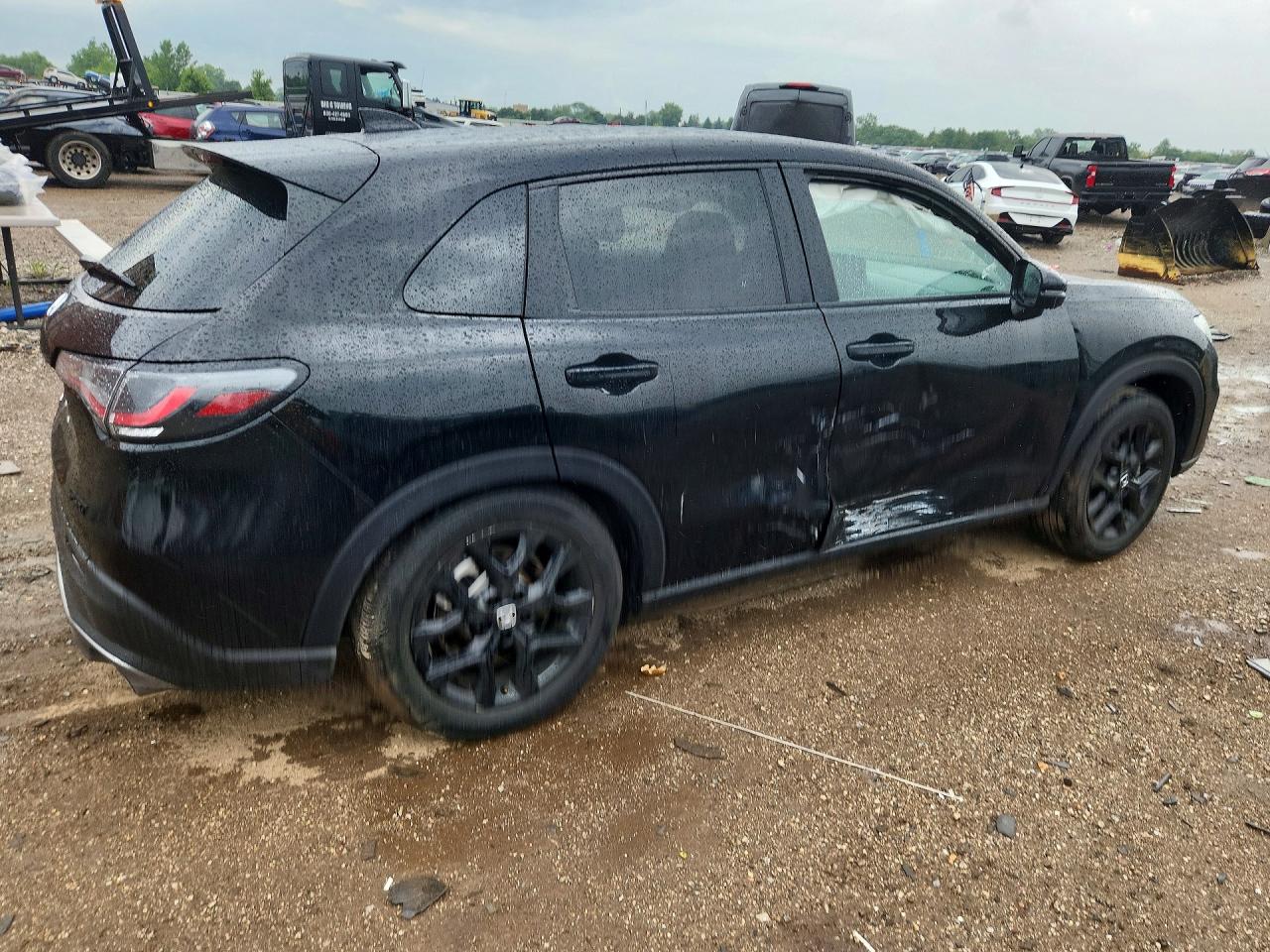 2024 Honda Hr-v Sport Black vin: 3CZRZ2H56RM783242