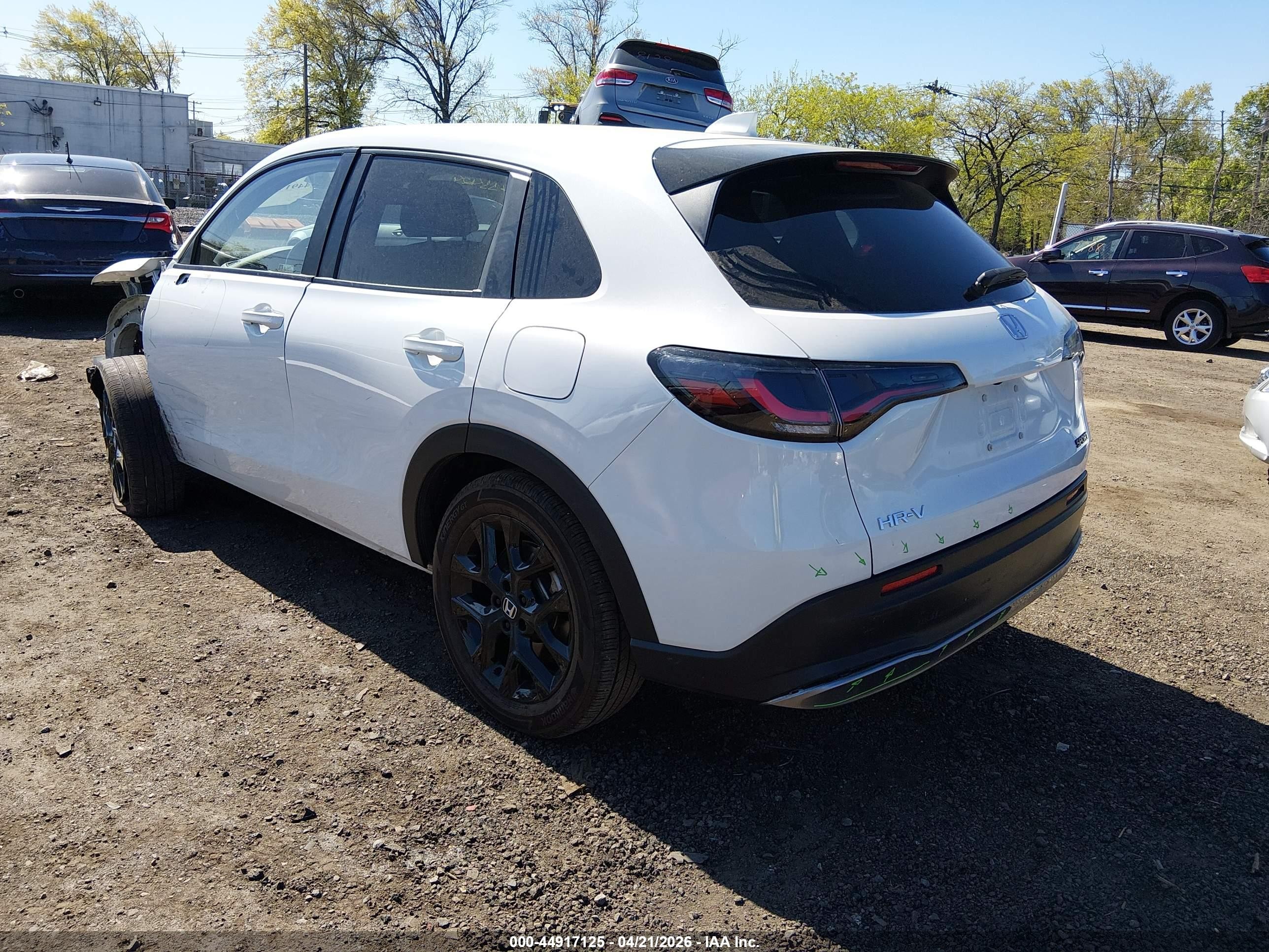 2023 Honda Hr-v Awd Sport Белый vin: 3CZRZ2H57PM749503
