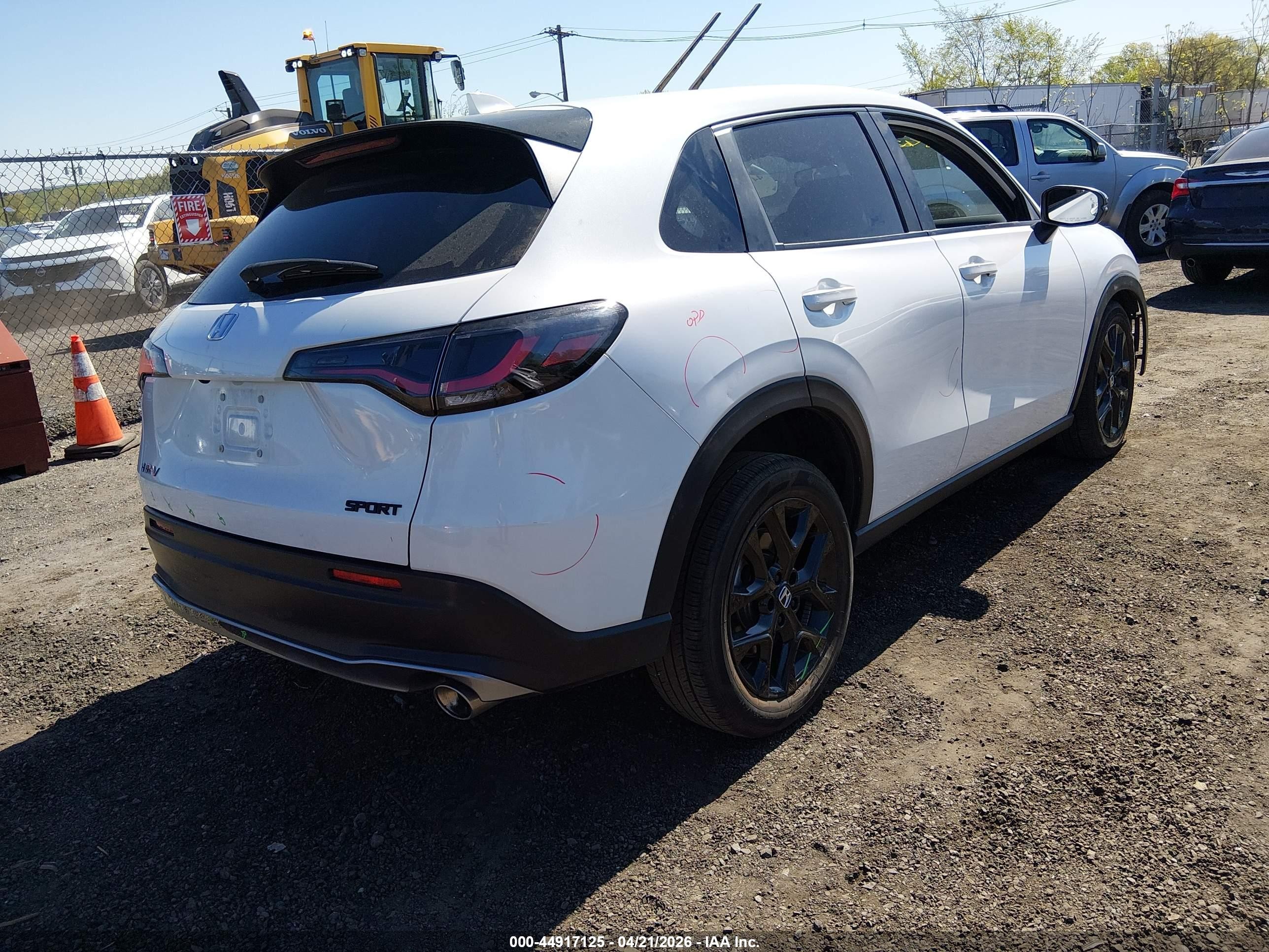 2023 Honda Hr-v Awd Sport Белый vin: 3CZRZ2H57PM749503