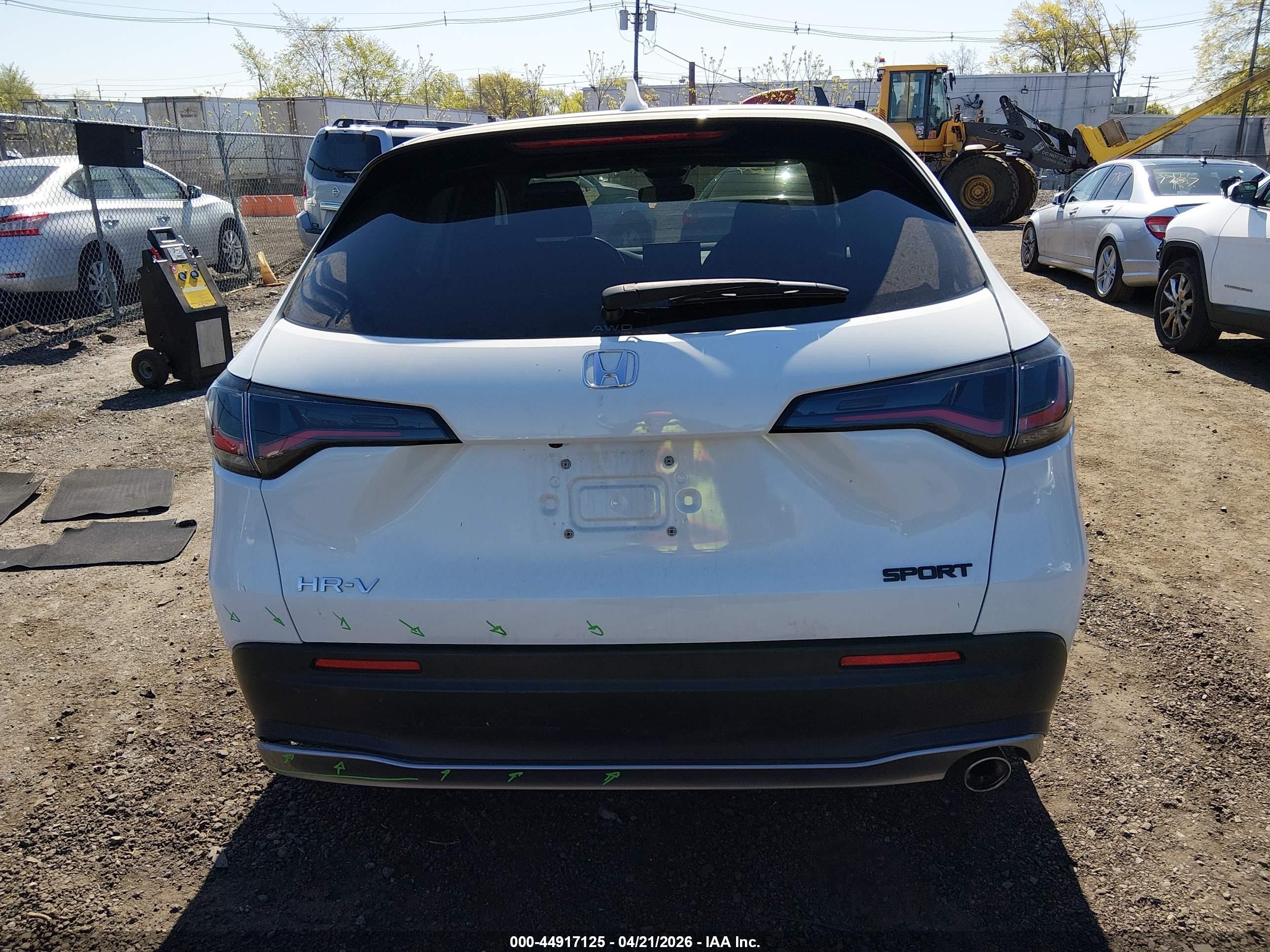 2023 Honda Hr-v Awd Sport Белый vin: 3CZRZ2H57PM749503