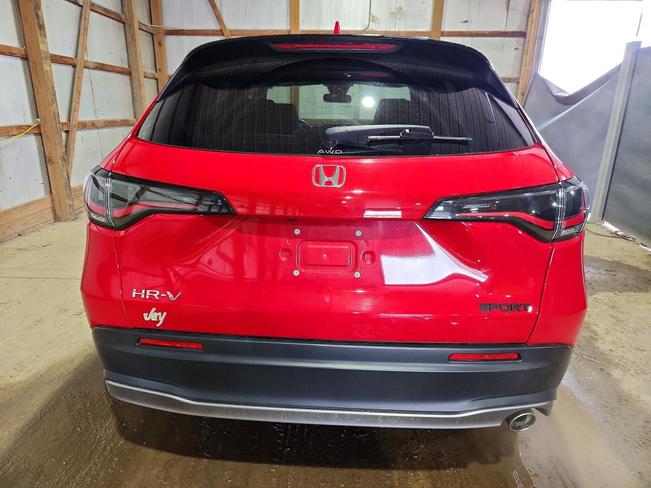 2024 Honda Hr-v Sport Red vin: 3CZRZ2H58RM749500