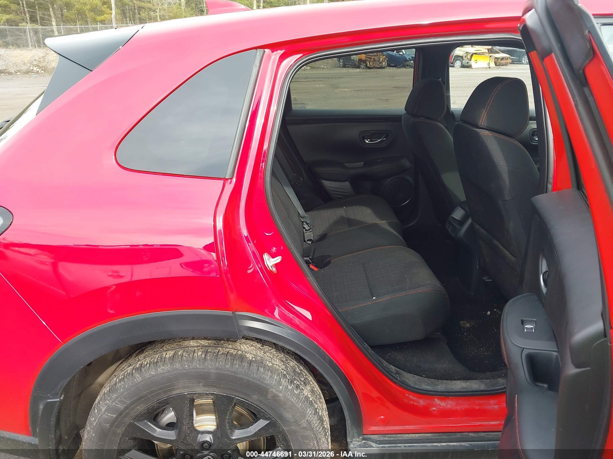 2025 Honda Hr-v Awd Sport Red vin: 3CZRZ2H58SM776718