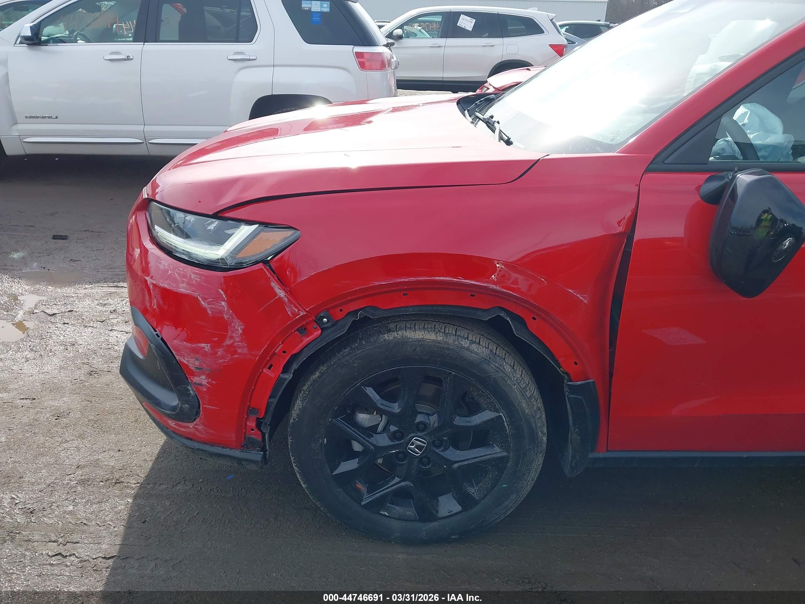2025 Honda Hr-v Awd Sport Red vin: 3CZRZ2H58SM776718