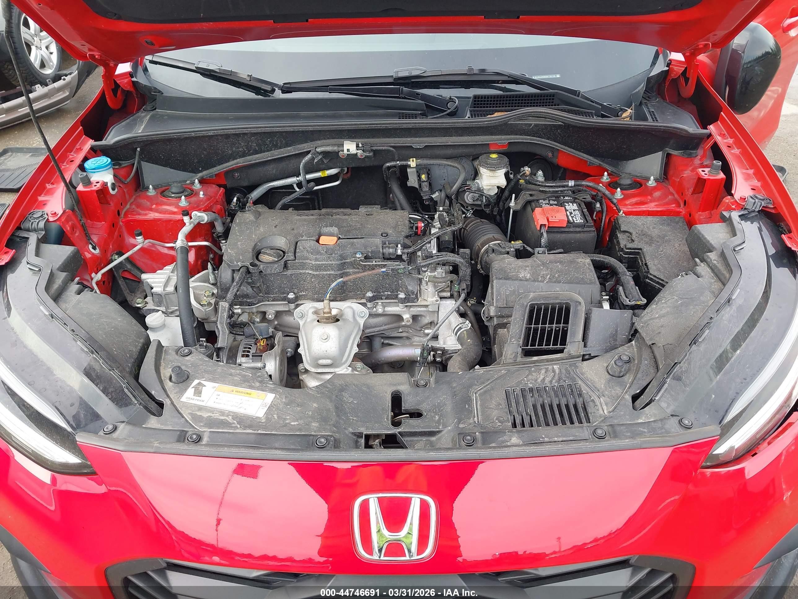 2025 Honda Hr-v Awd Sport Red vin: 3CZRZ2H58SM776718