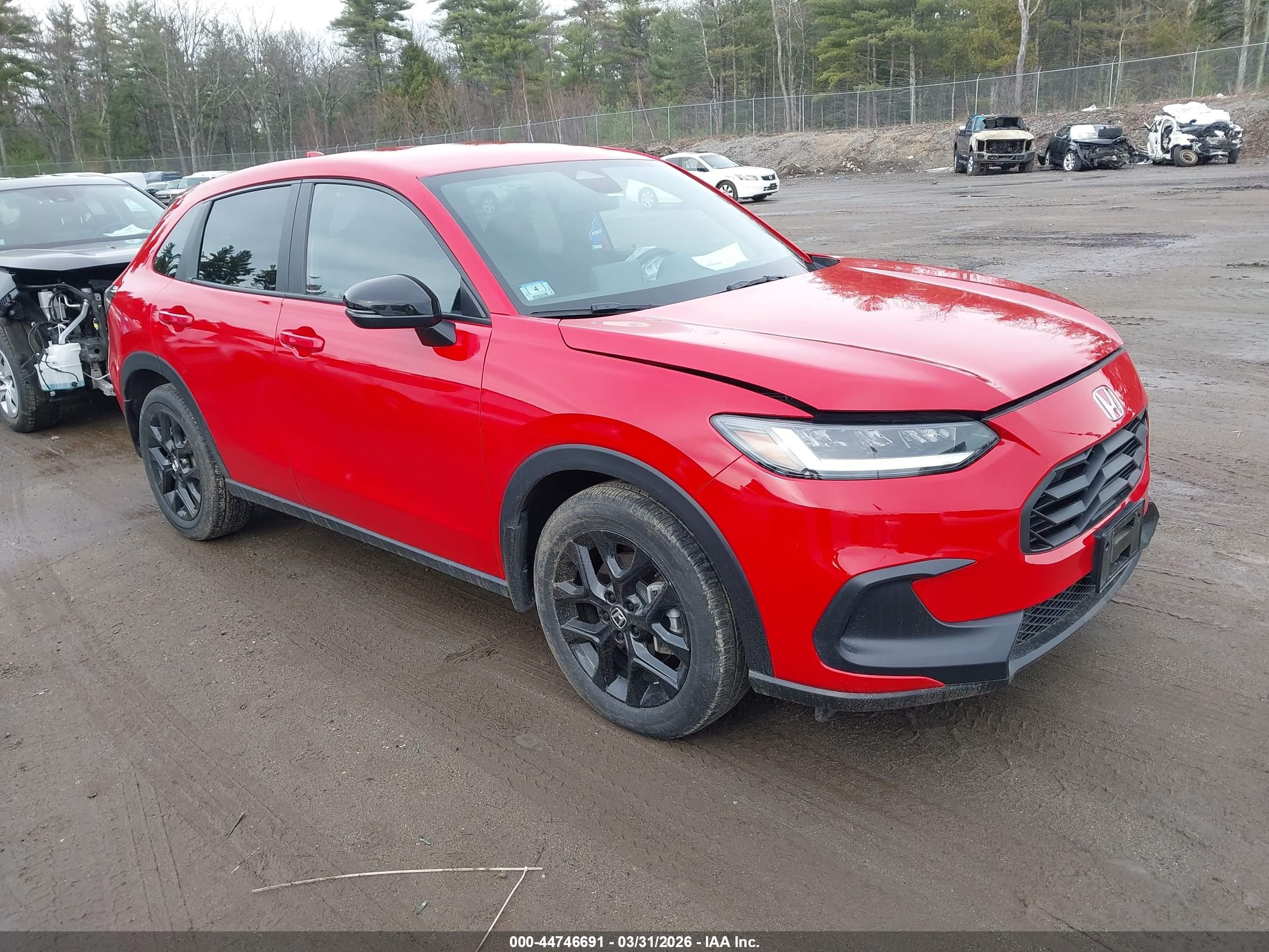 2025 Honda Hr-v Awd Sport Красный vin: 3CZRZ2H58SM776718