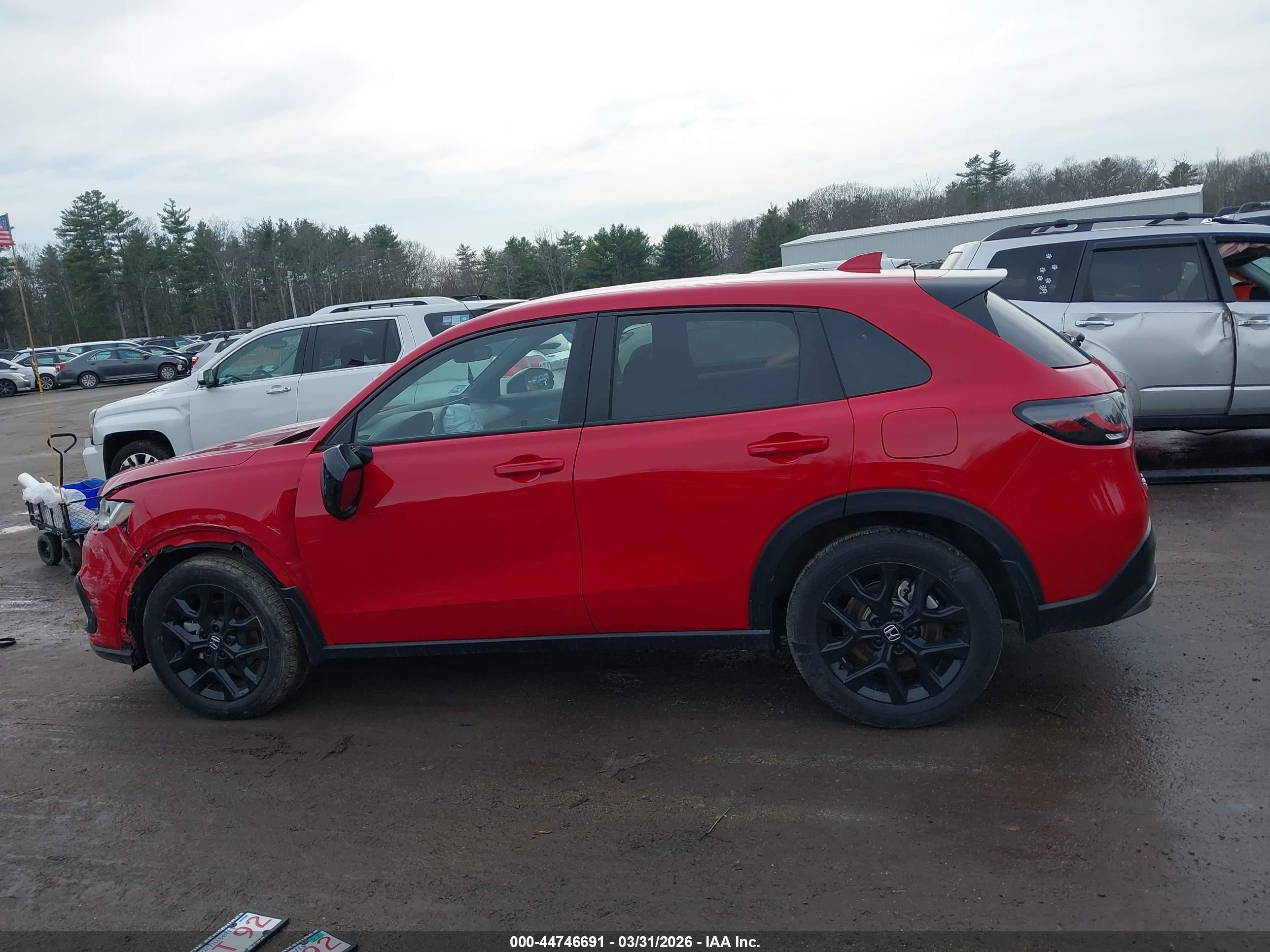 2025 Honda Hr-v Awd Sport Red vin: 3CZRZ2H58SM776718