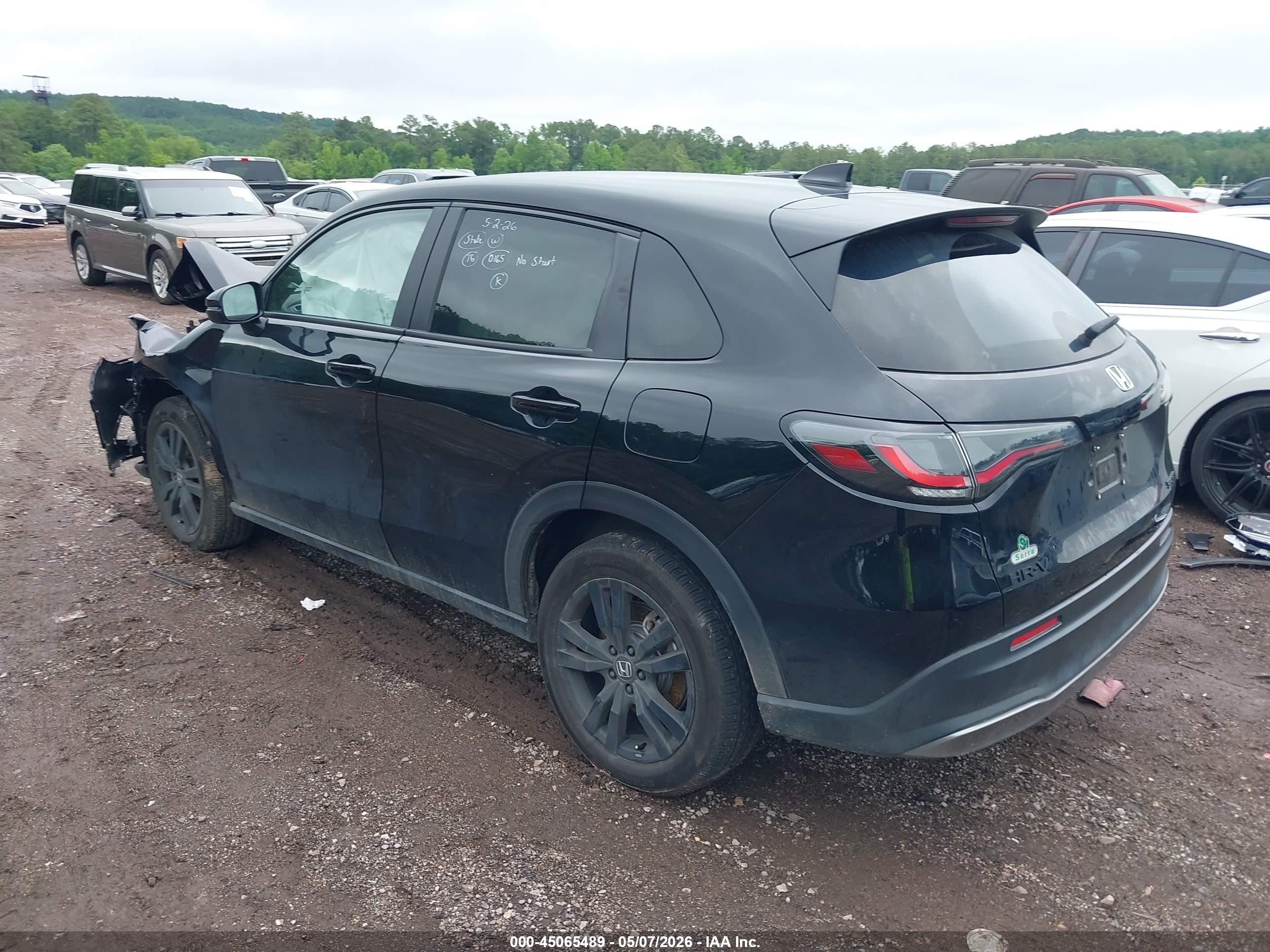 2026 Honda Hr-v Awd Sport Black vin: 3CZRZ2H58TM720165