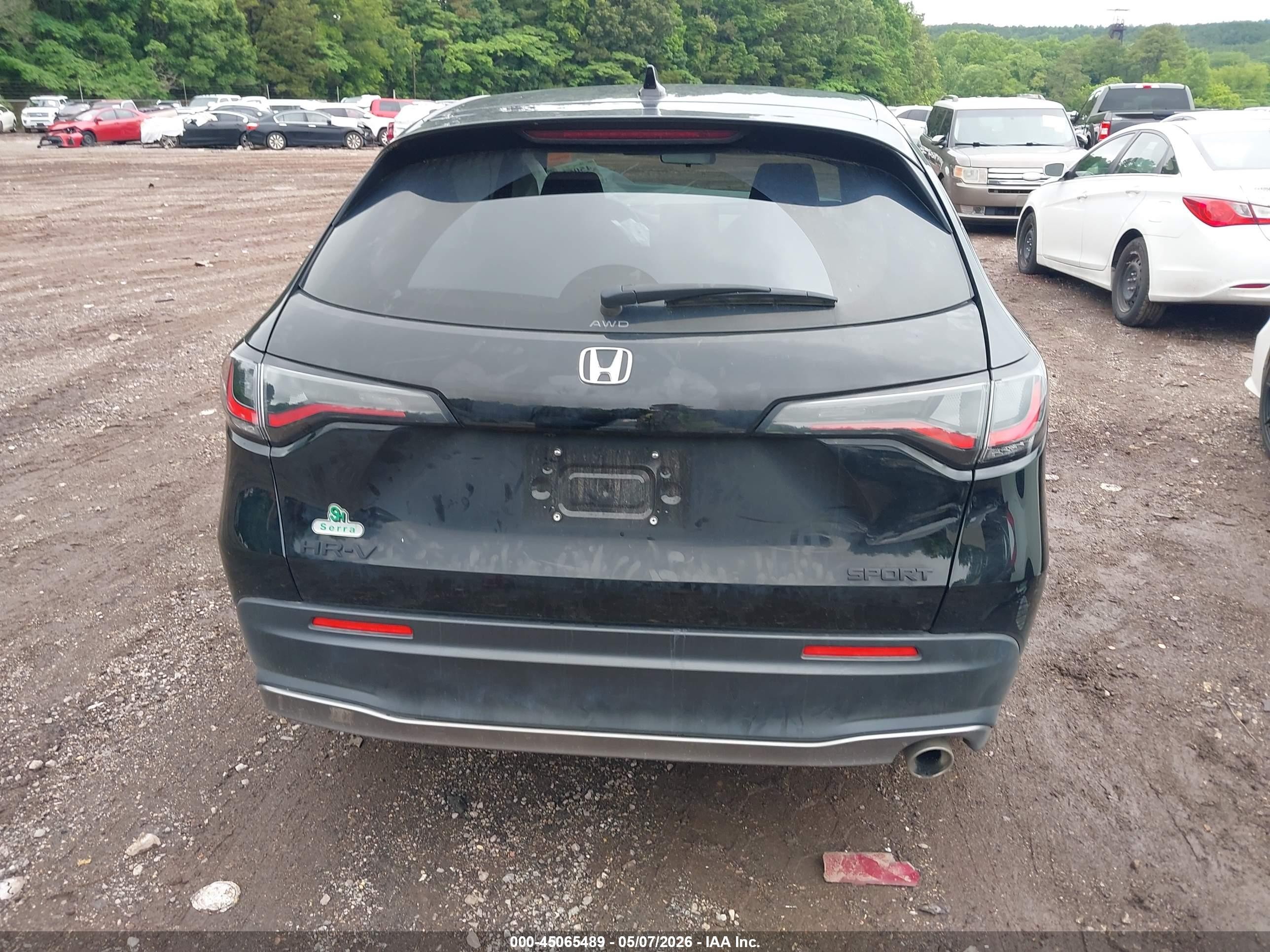 2026 Honda Hr-v Awd Sport Black vin: 3CZRZ2H58TM720165