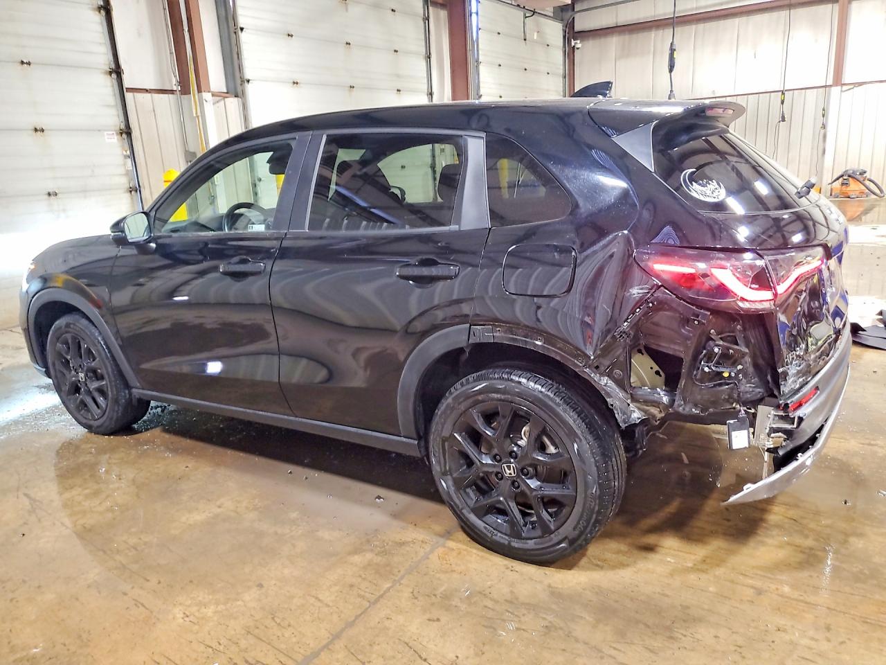 2023 Honda Hr-v Sport Черный vin: 3CZRZ2H59PM733691
